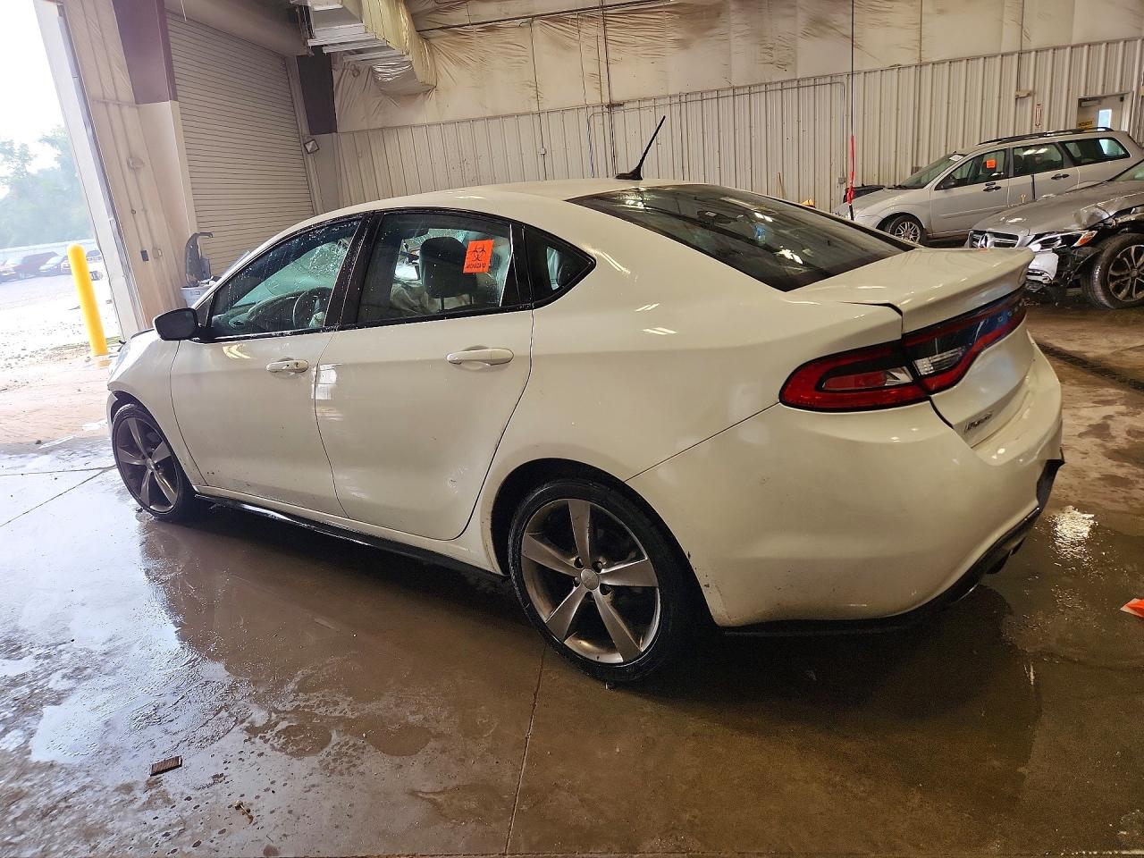 2015 Dodge Dart Gt White vin: 1C3CDFEB8FD406791