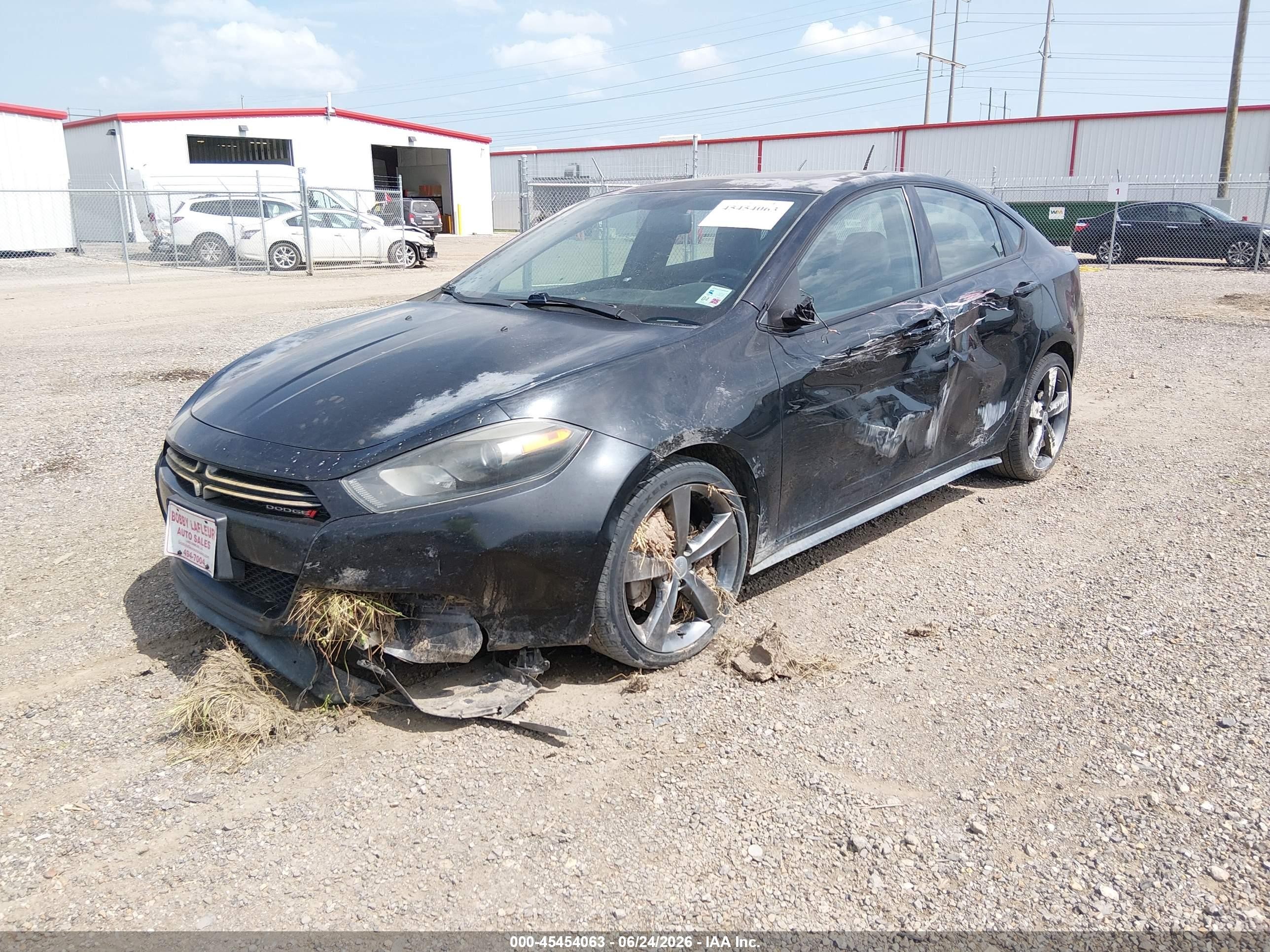 2014 Dodge Dart Gt Black vin: 1C3CDFEB9ED866198