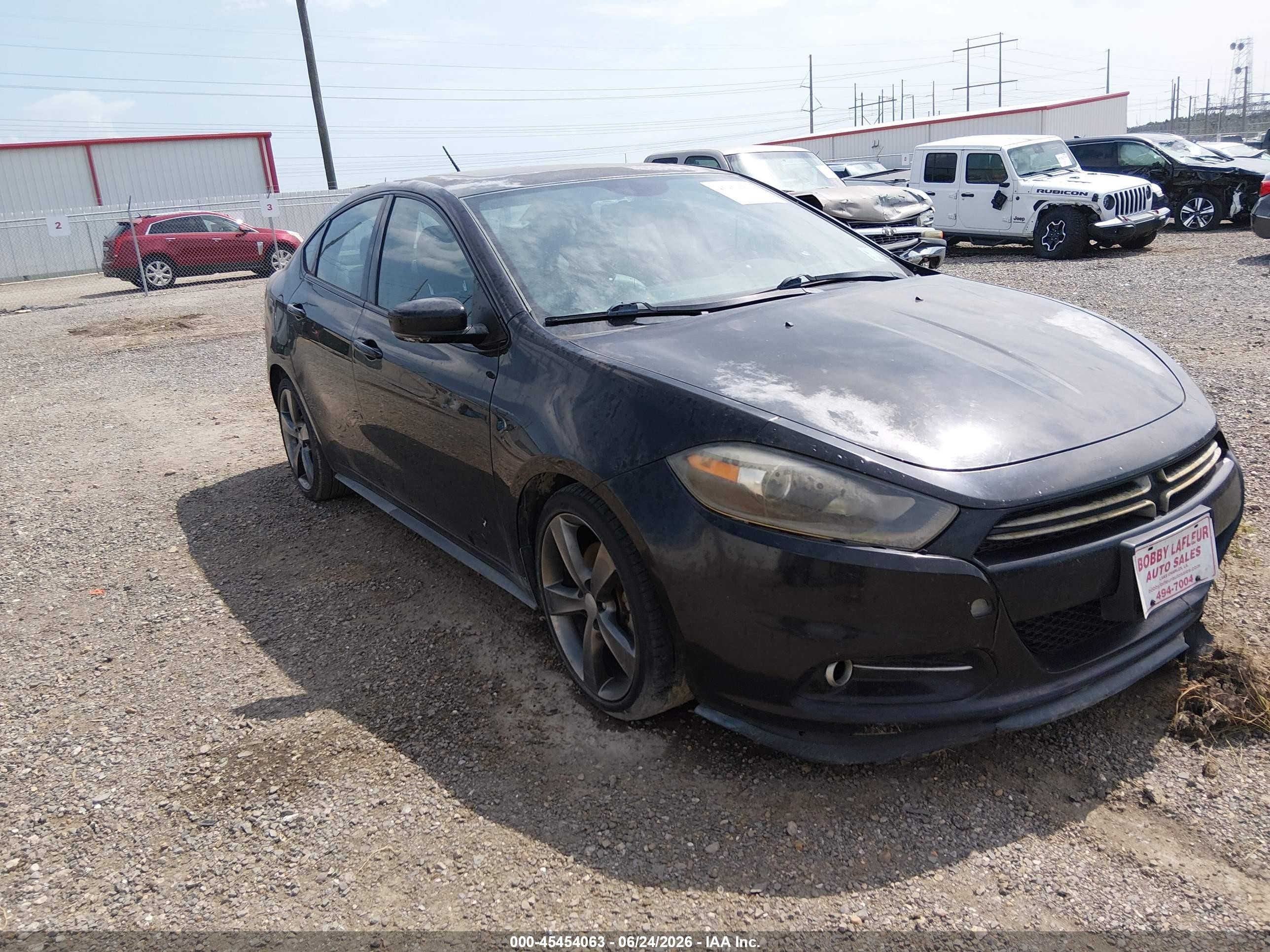 2014 Dodge Dart Gt Black vin: 1C3CDFEB9ED866198