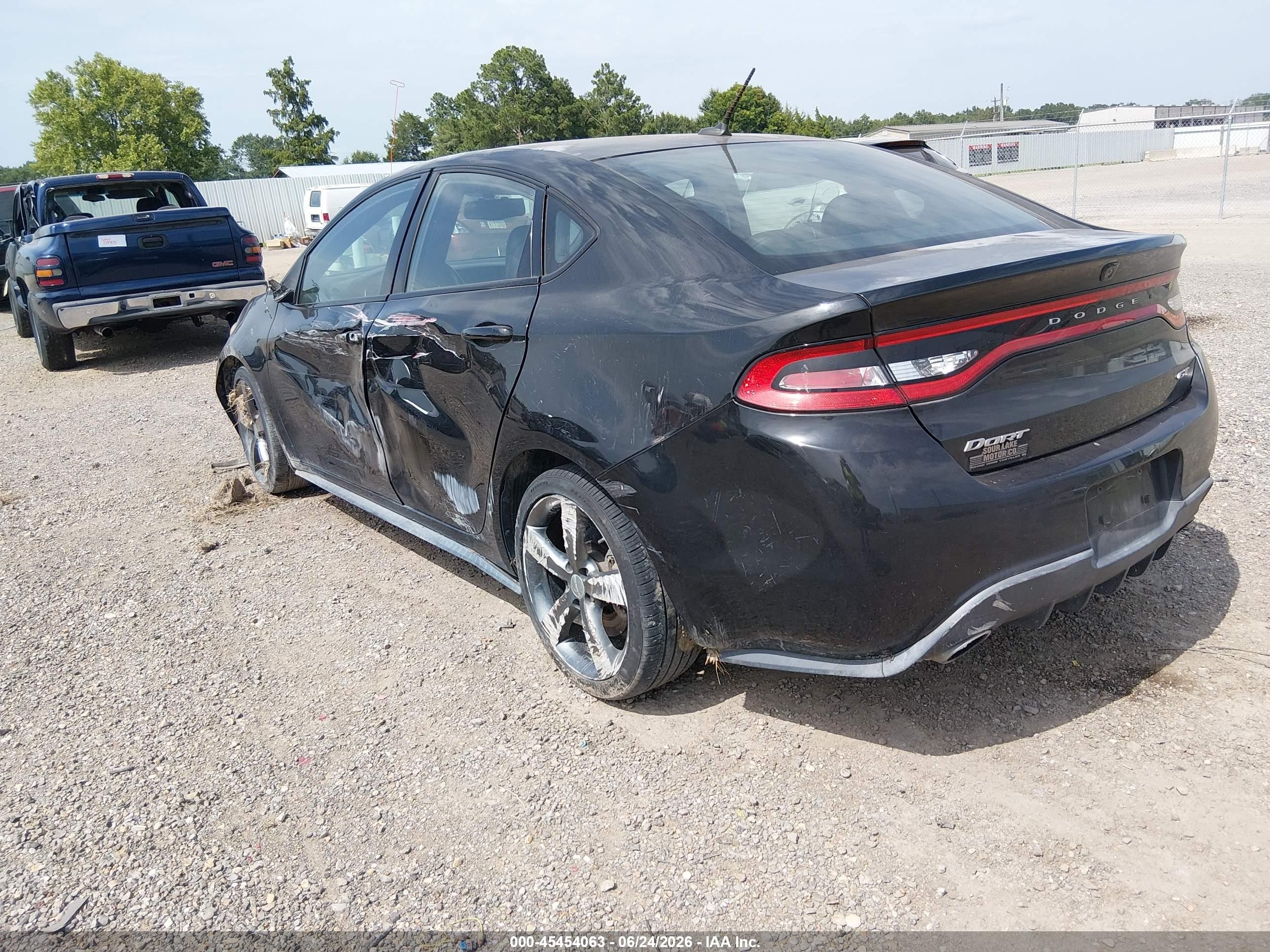 2014 Dodge Dart Gt Black vin: 1C3CDFEB9ED866198