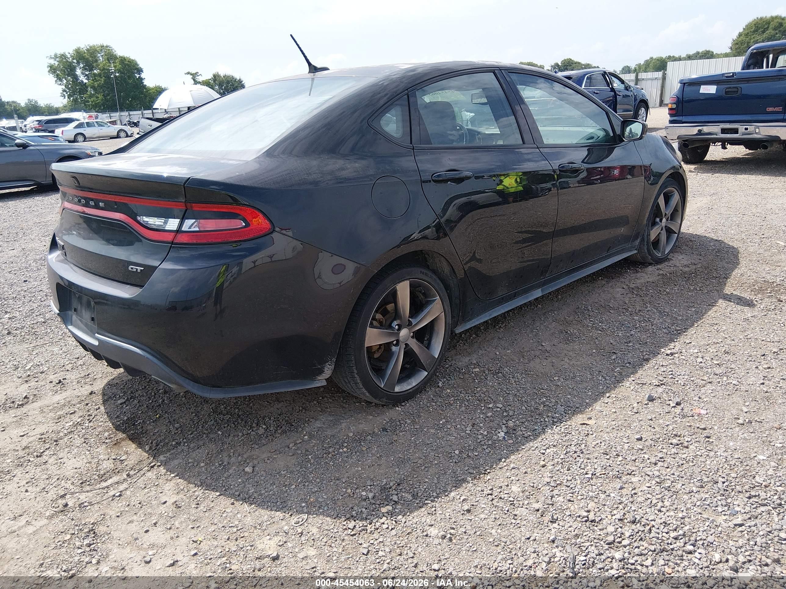2014 Dodge Dart Gt Black vin: 1C3CDFEB9ED866198