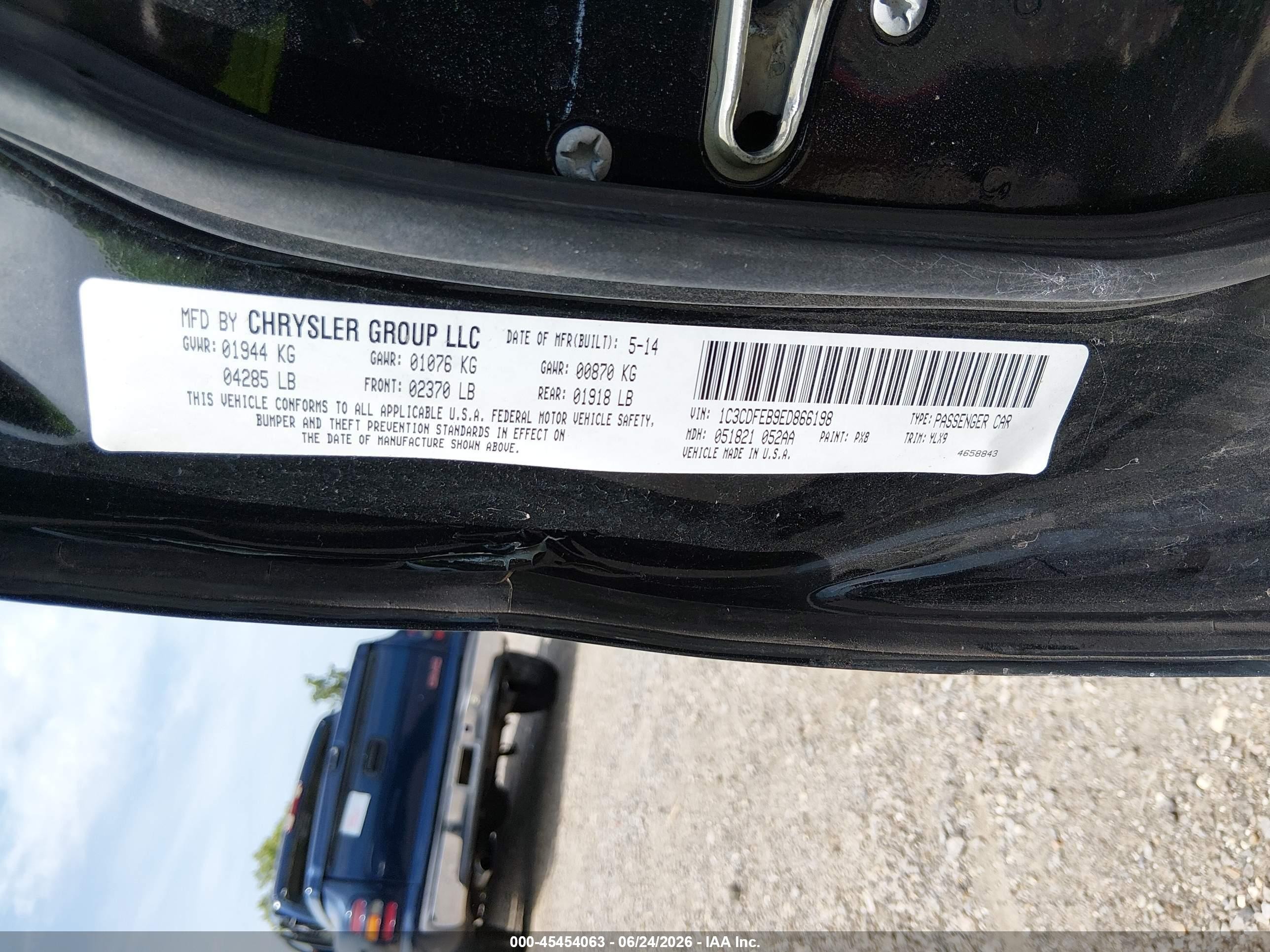 2014 Dodge Dart Gt Black vin: 1C3CDFEB9ED866198