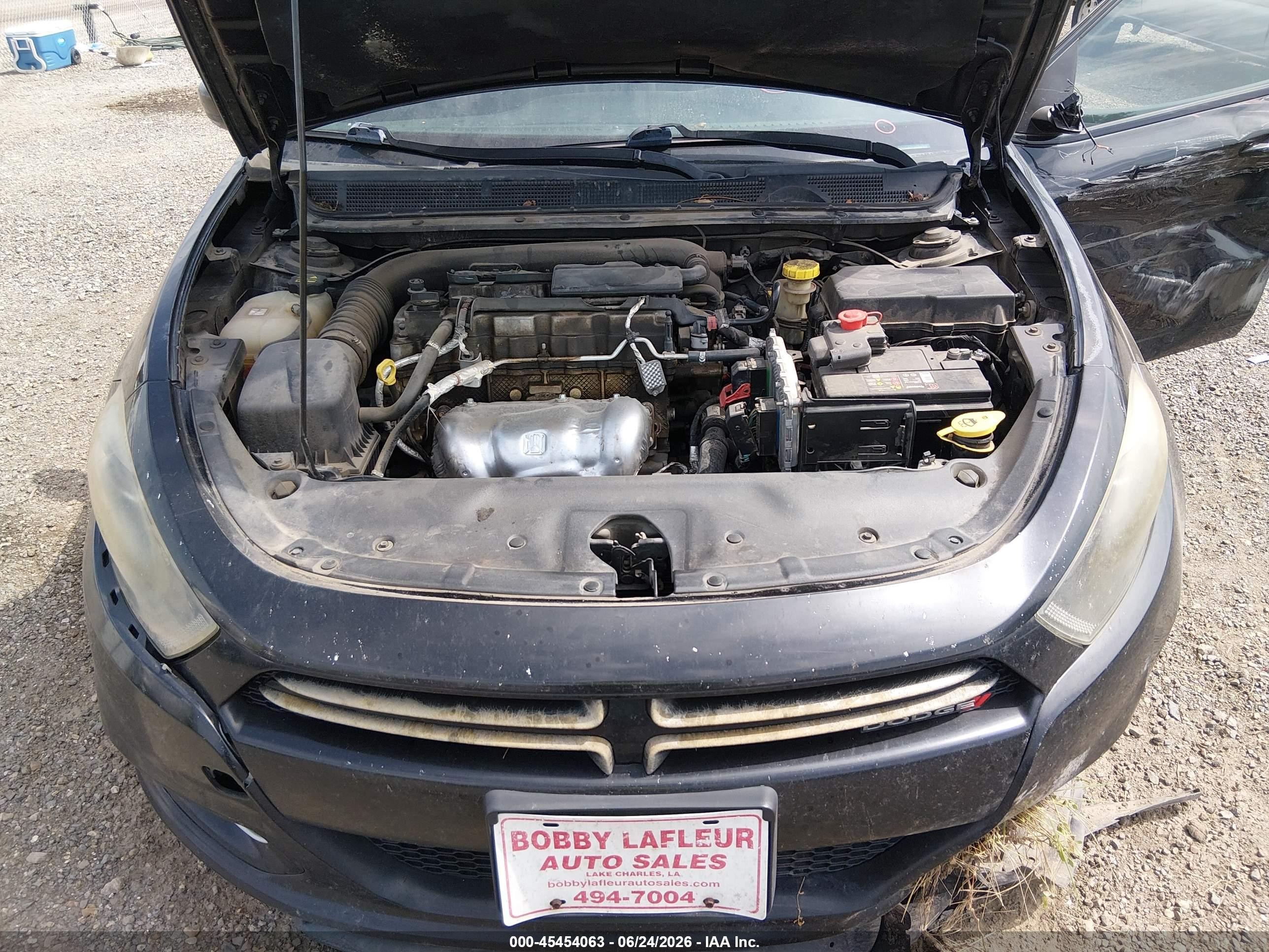 2014 Dodge Dart Gt Black vin: 1C3CDFEB9ED866198