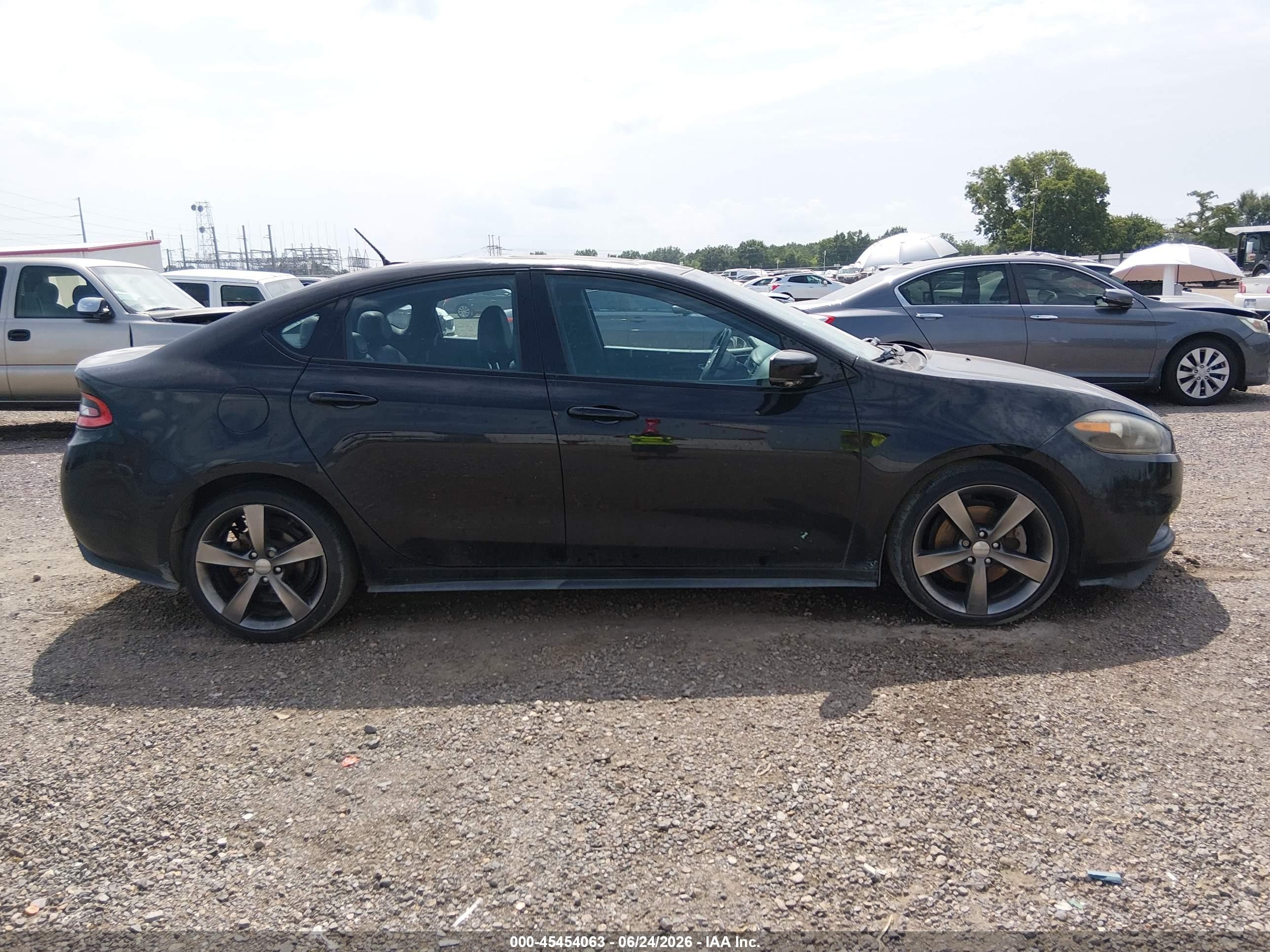 2014 Dodge Dart Gt Black vin: 1C3CDFEB9ED866198