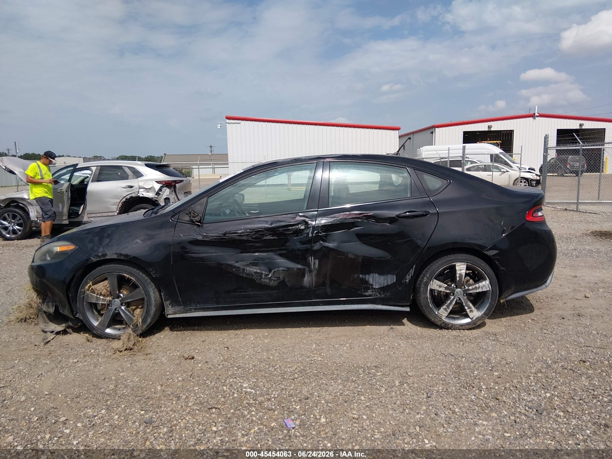 2014 Dodge Dart Gt Black vin: 1C3CDFEB9ED866198