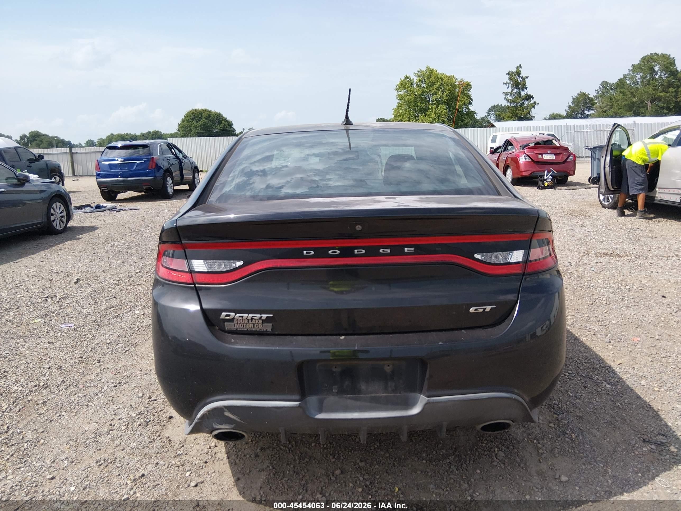 2014 Dodge Dart Gt Black vin: 1C3CDFEB9ED866198
