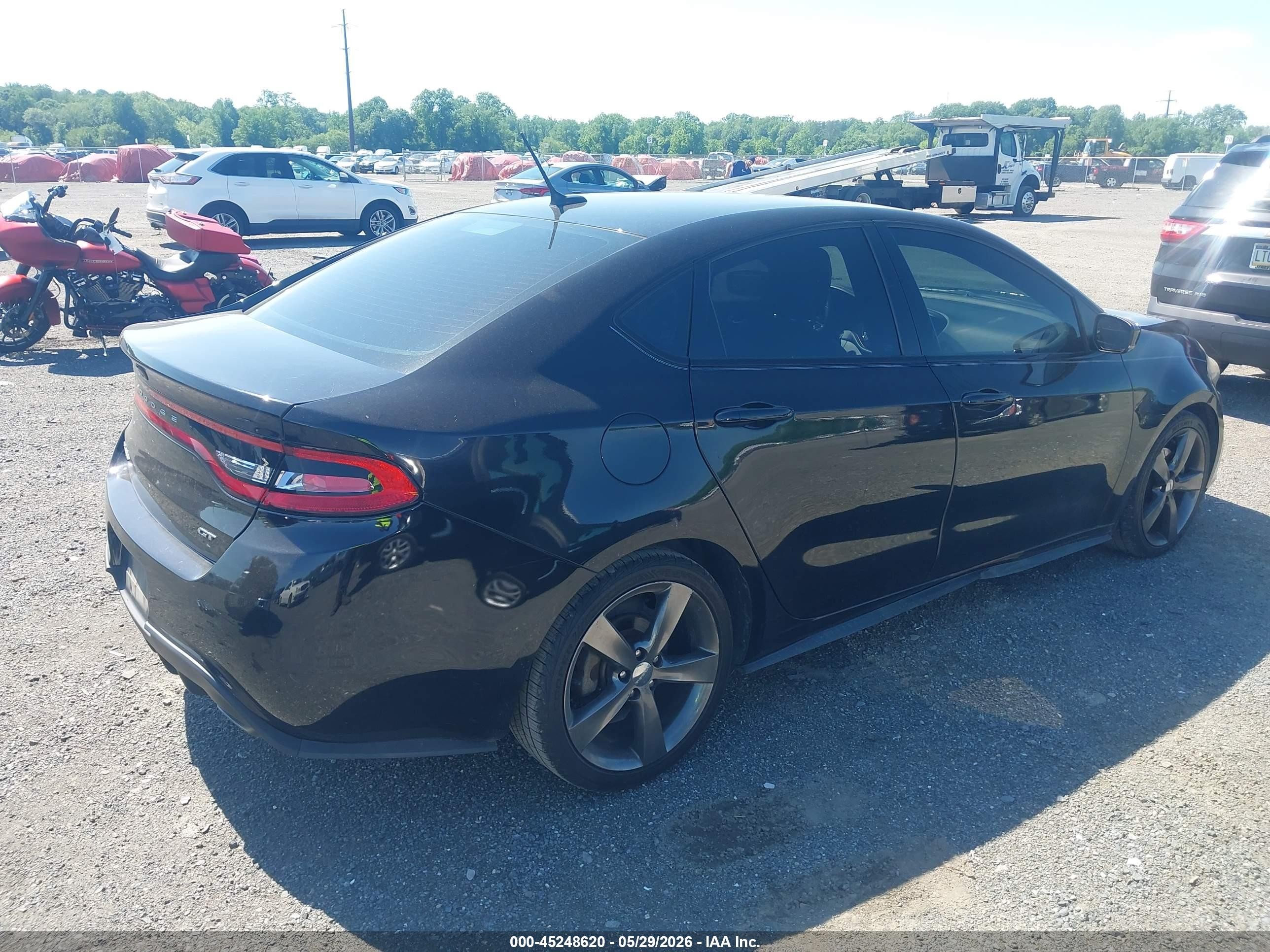 2014 Dodge Dart Gt Black vin: 1C3CDFEB9ED867352