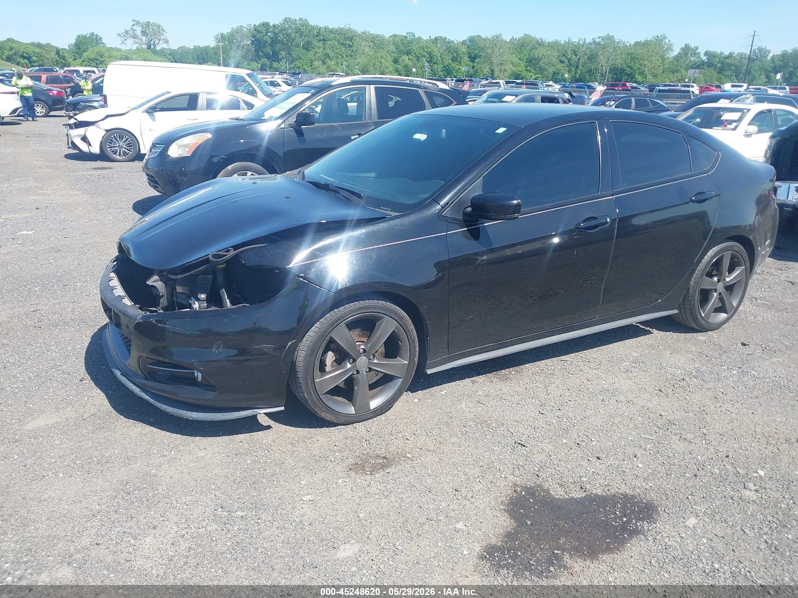 2014 Dodge Dart Gt Black vin: 1C3CDFEB9ED867352