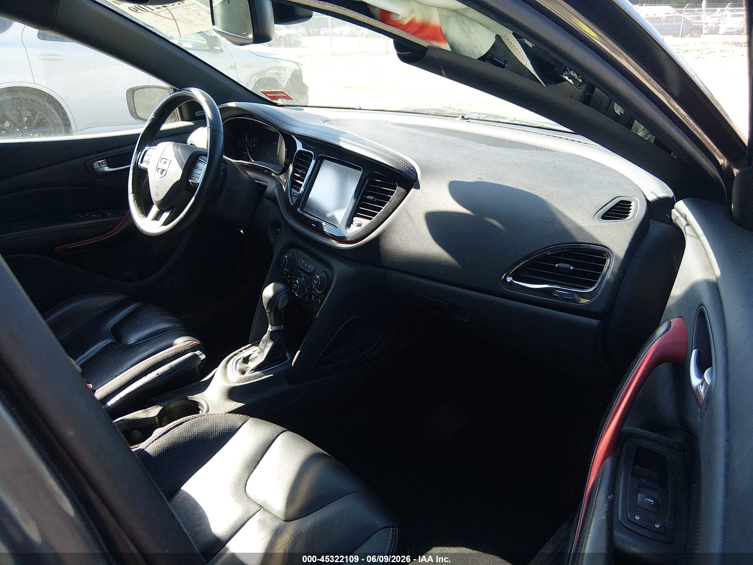 2015 Dodge Dart Gt Gray vin: 1C3CDFEB9FD187405
