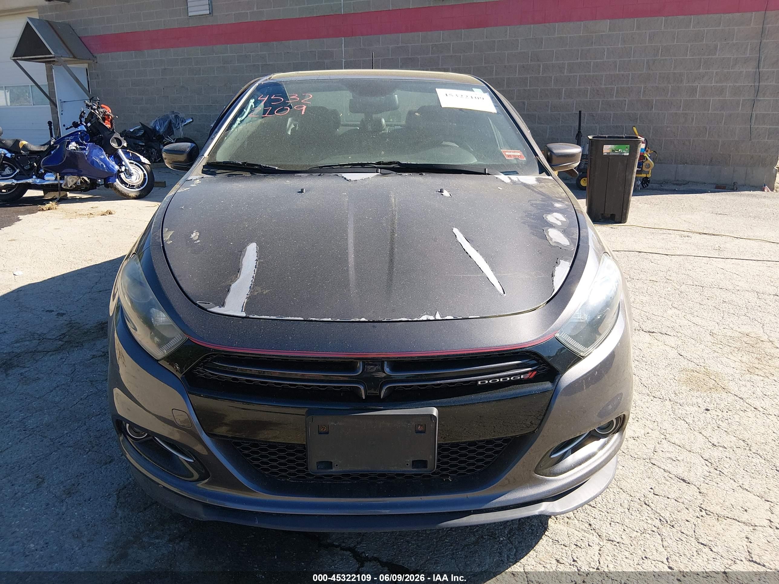 2015 Dodge Dart Gt Gray vin: 1C3CDFEB9FD187405