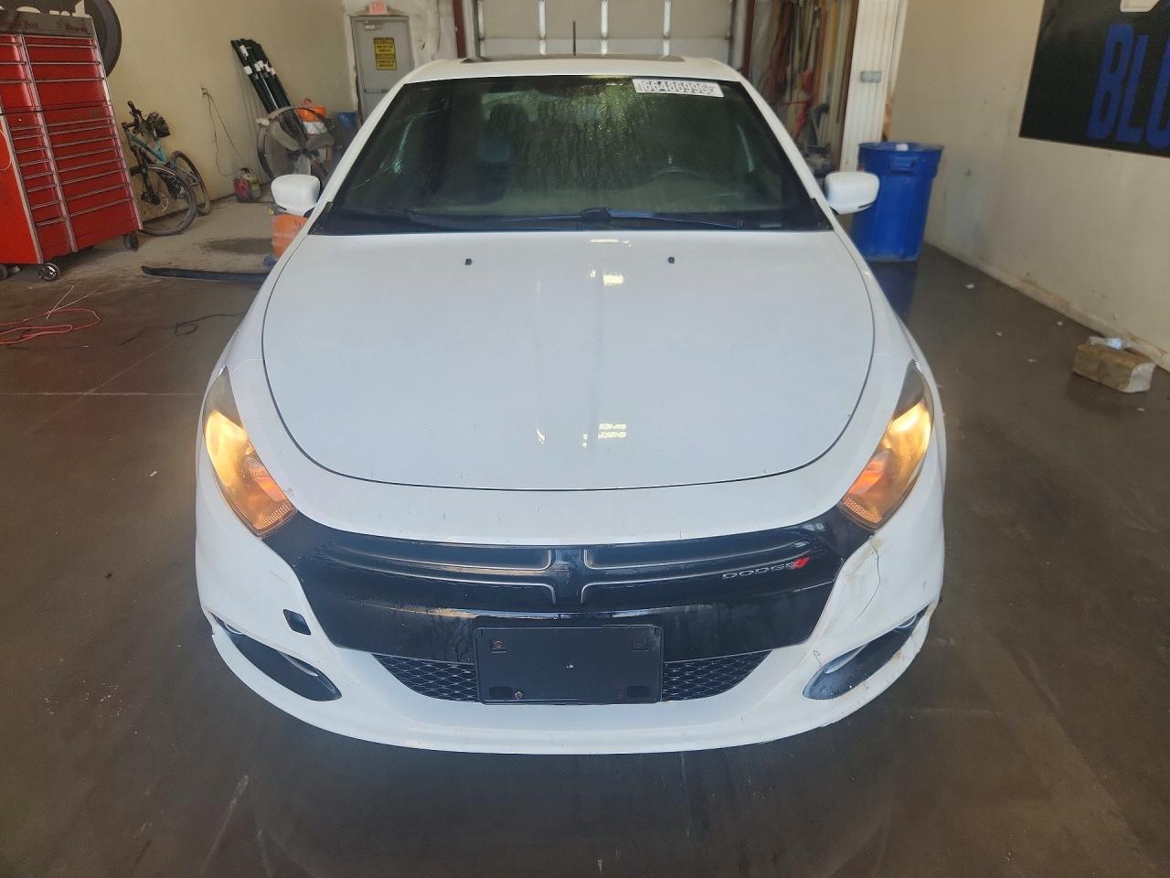 2015 Dodge Dart Gt White vin: 1C3CDFEB9FD200704