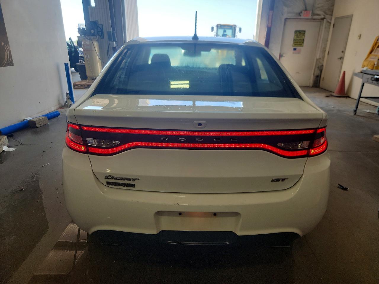 2015 Dodge Dart Gt White vin: 1C3CDFEB9FD200704