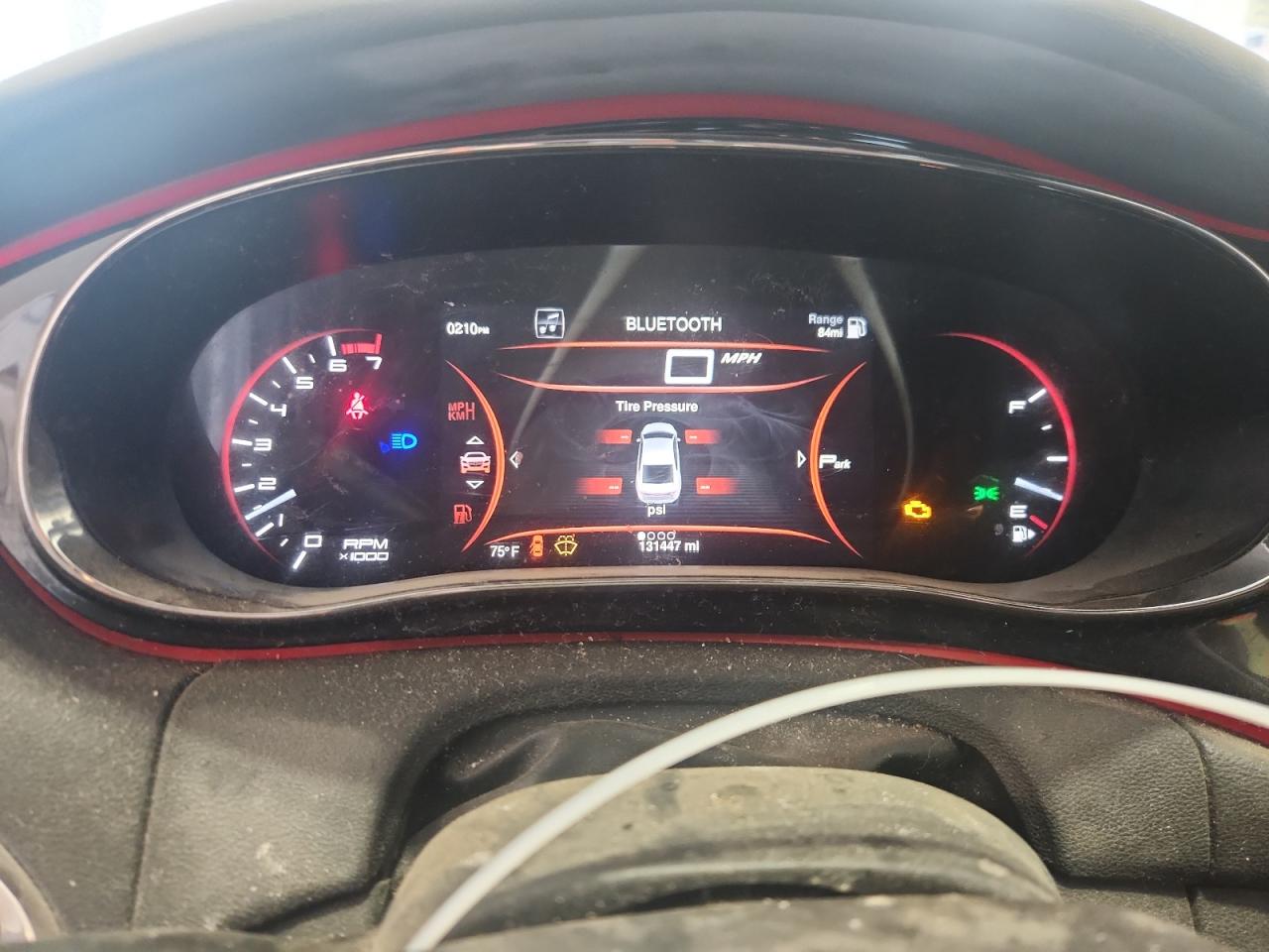 2015 Dodge Dart Gt White vin: 1C3CDFEB9FD200704 Damage: Warning Light - Engine, On, Unacceptable