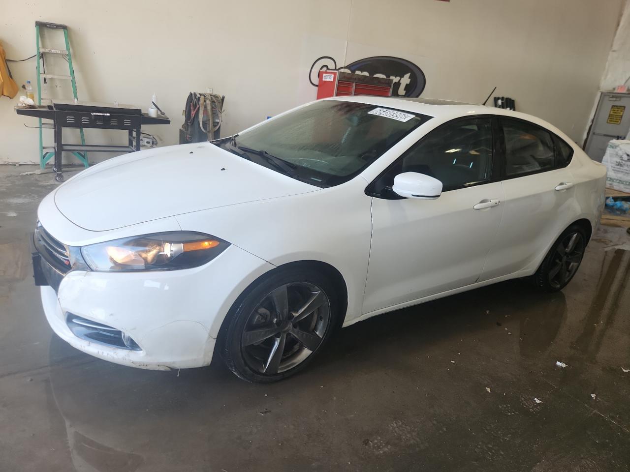 2015 Dodge Dart Gt White vin: 1C3CDFEB9FD200704 Damage: Front Bumper, Broken, Replacement Required