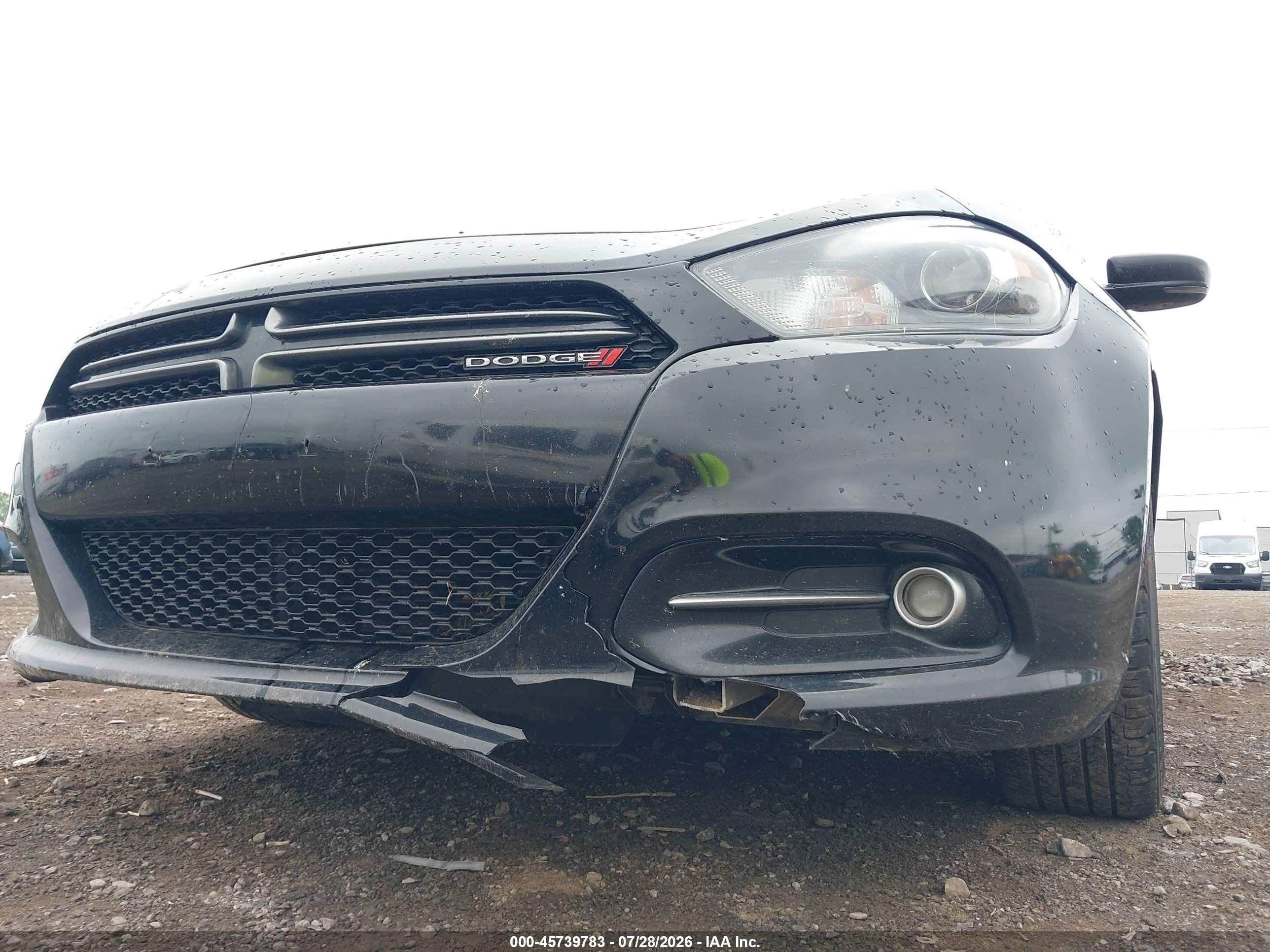 2015 Dodge Dart Gt Black vin: 1C3CDFEB9FD315903