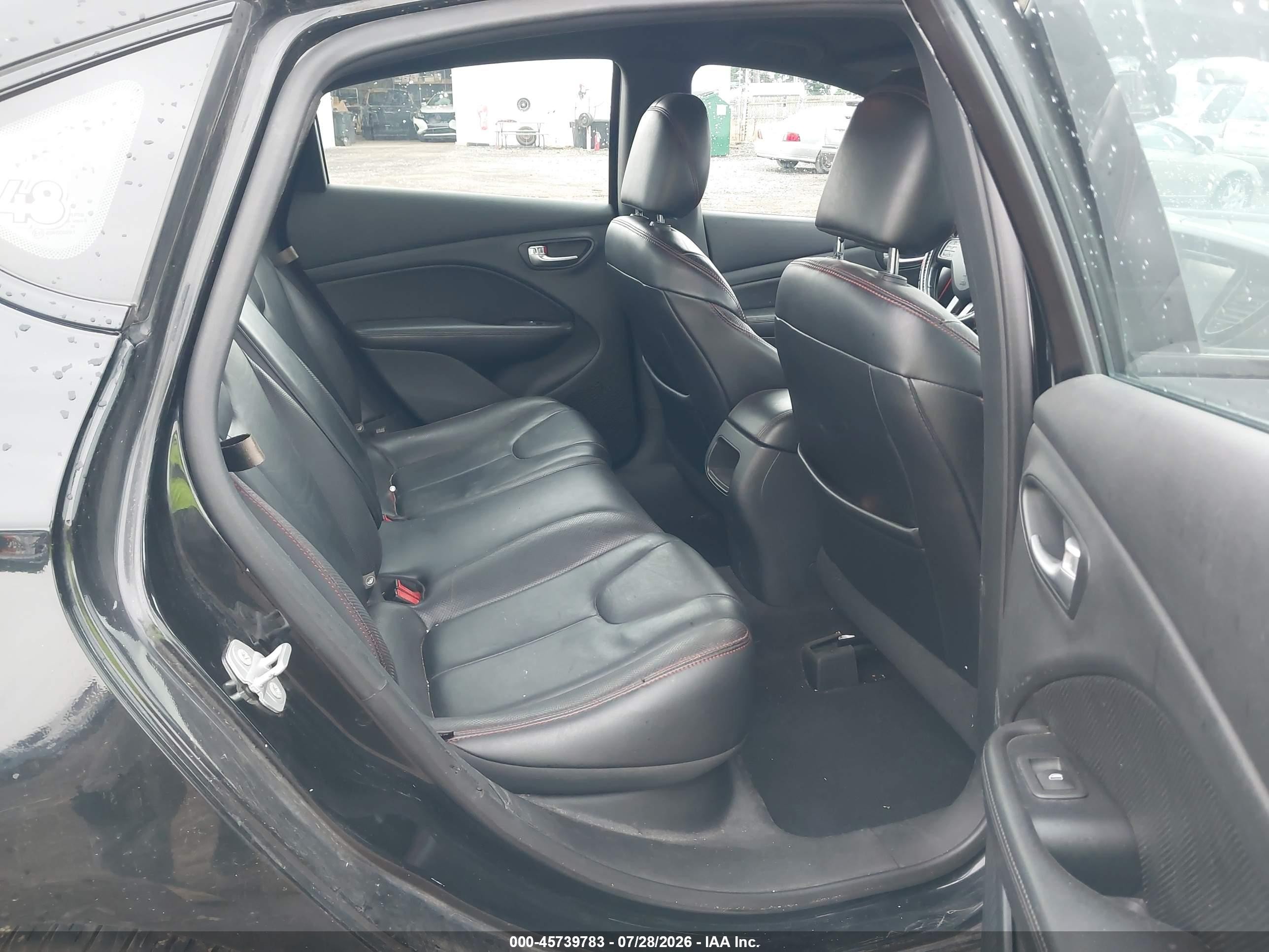2015 Dodge Dart Gt Black vin: 1C3CDFEB9FD315903