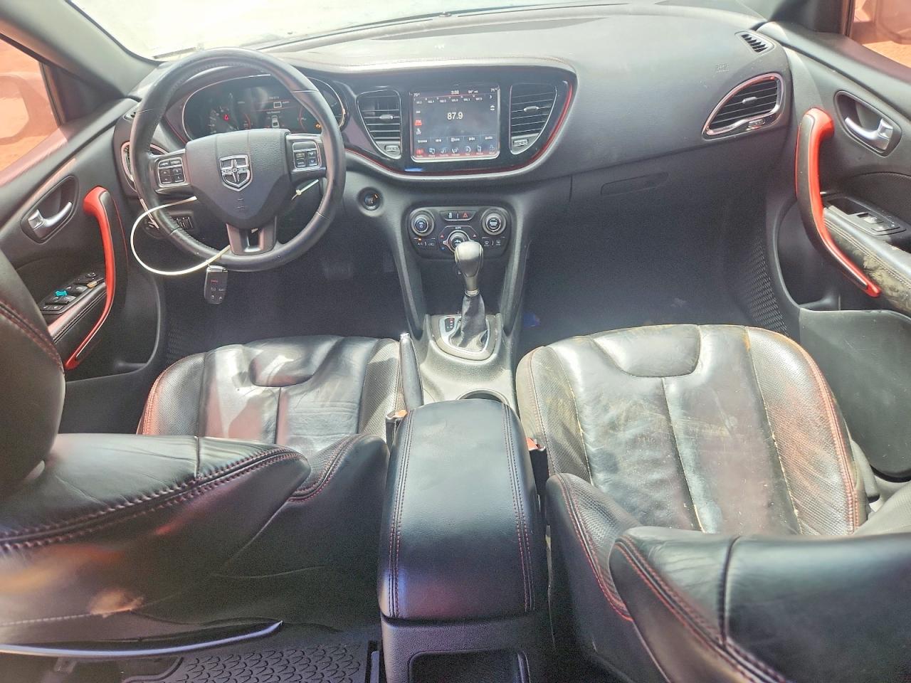2015 Dodge Dart Gt White vin: 1C3CDFEB9FD374577