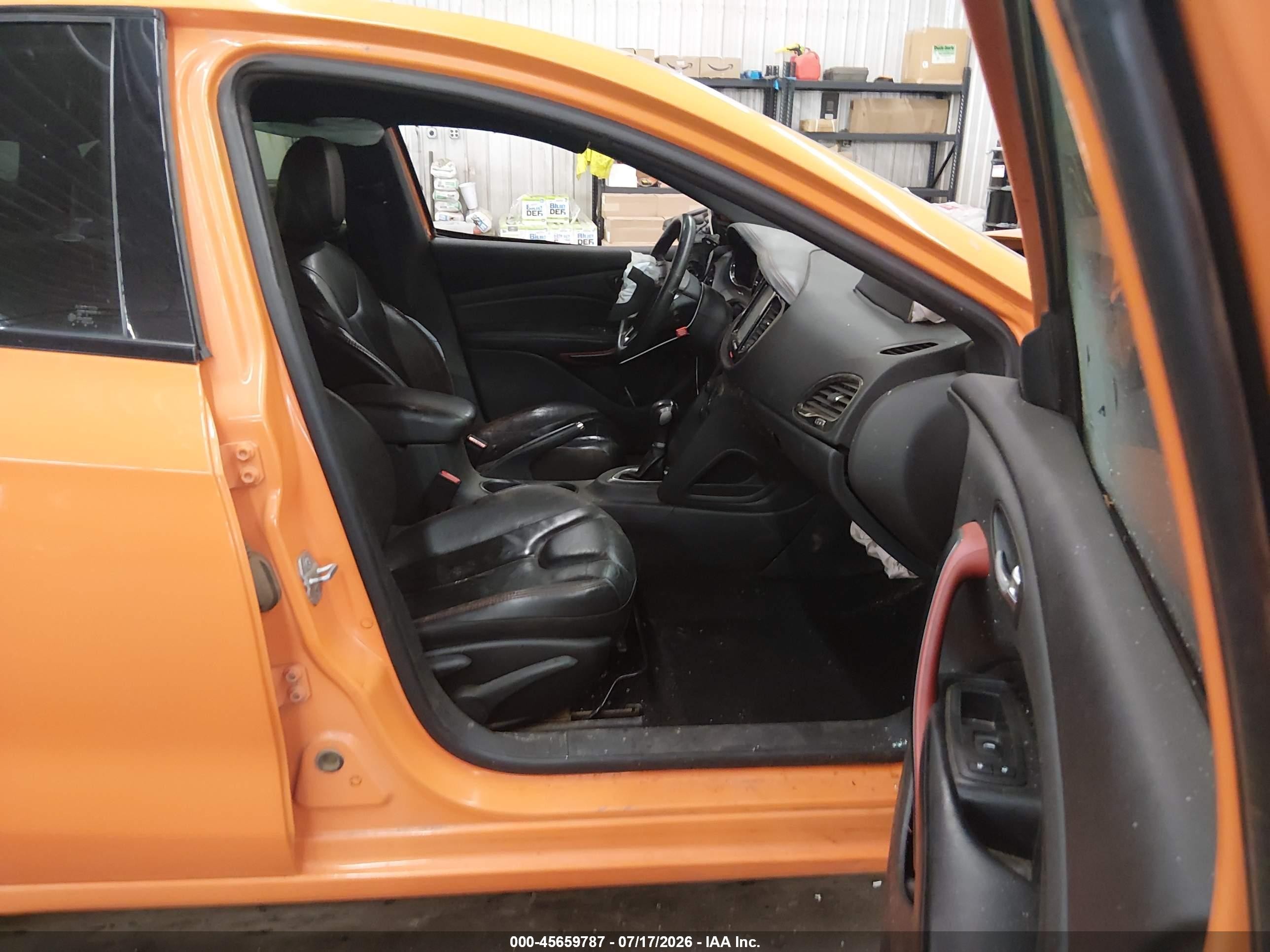 2014 Dodge Dart Gt Orange vin: 1C3CDFEBXED692786