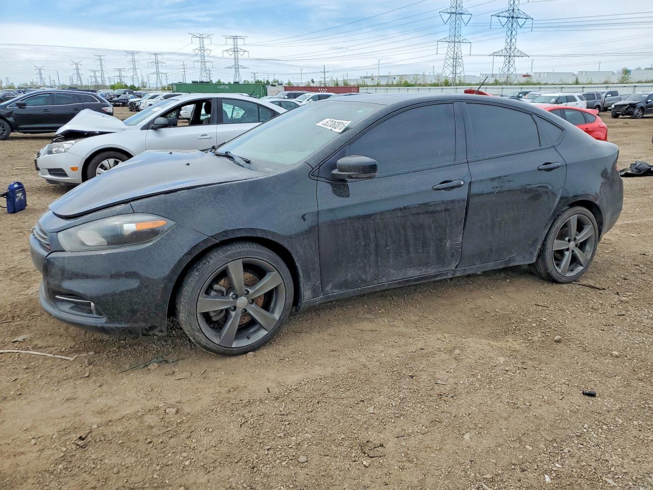 2014 Dodge Dart Gt Black vin: 1C3CDFEBXED738004