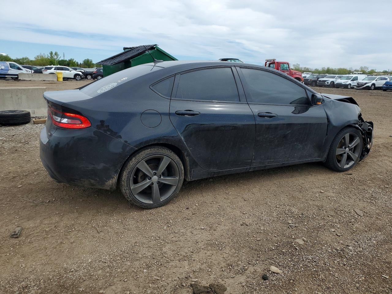 2014 Dodge Dart Gt Black vin: 1C3CDFEBXED738004