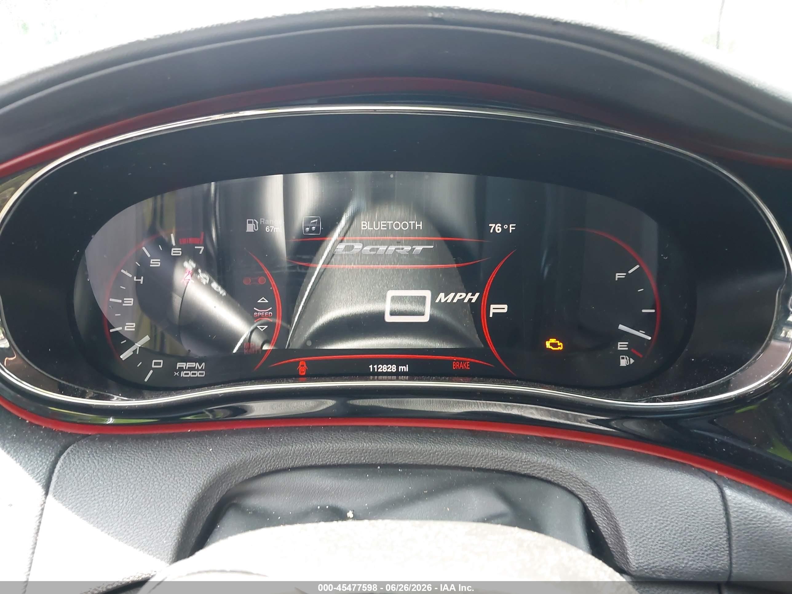 2014 Dodge Dart Gt Black vin: 1C3CDFEBXED876660