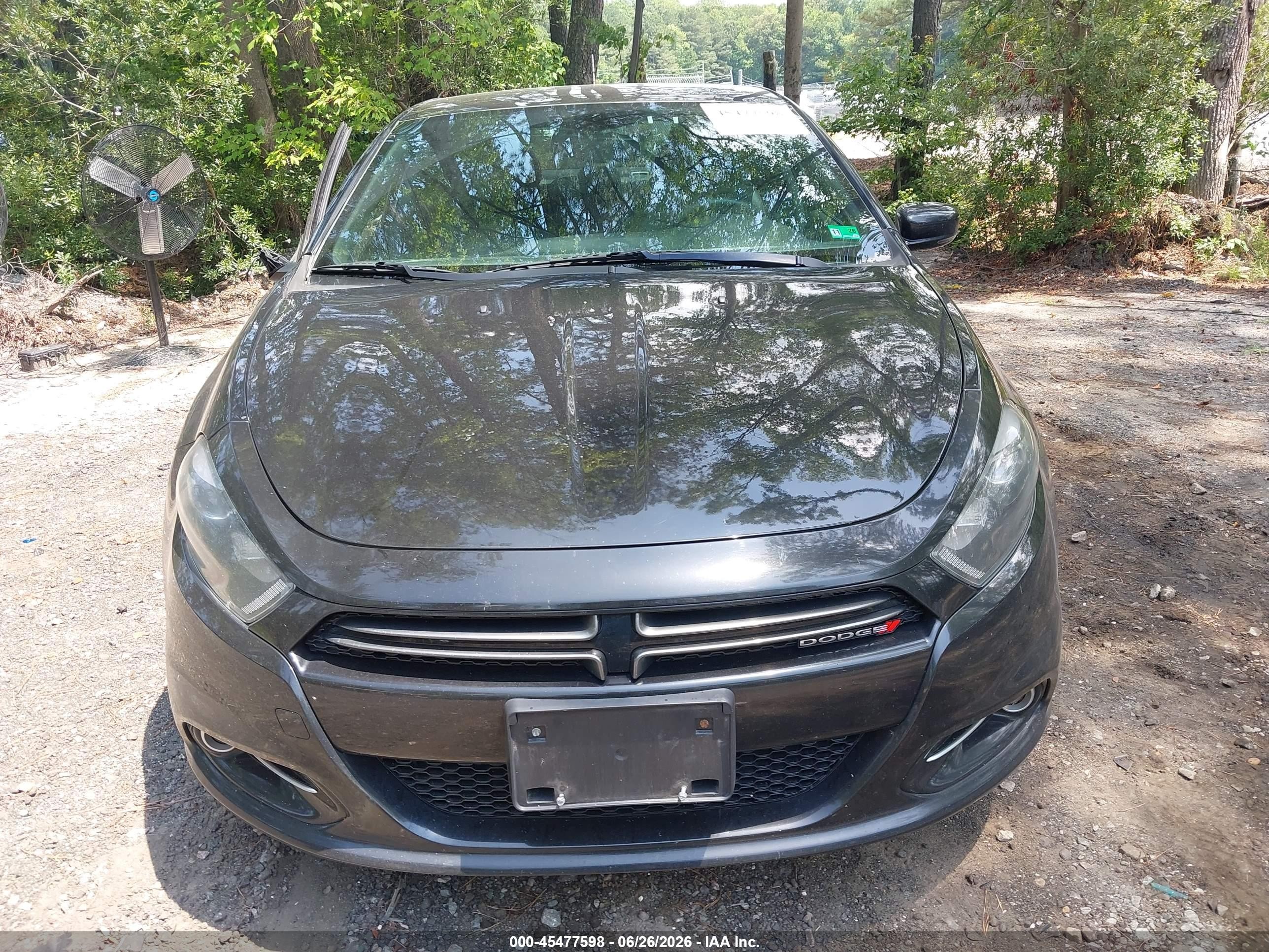 2014 Dodge Dart Gt Black vin: 1C3CDFEBXED876660