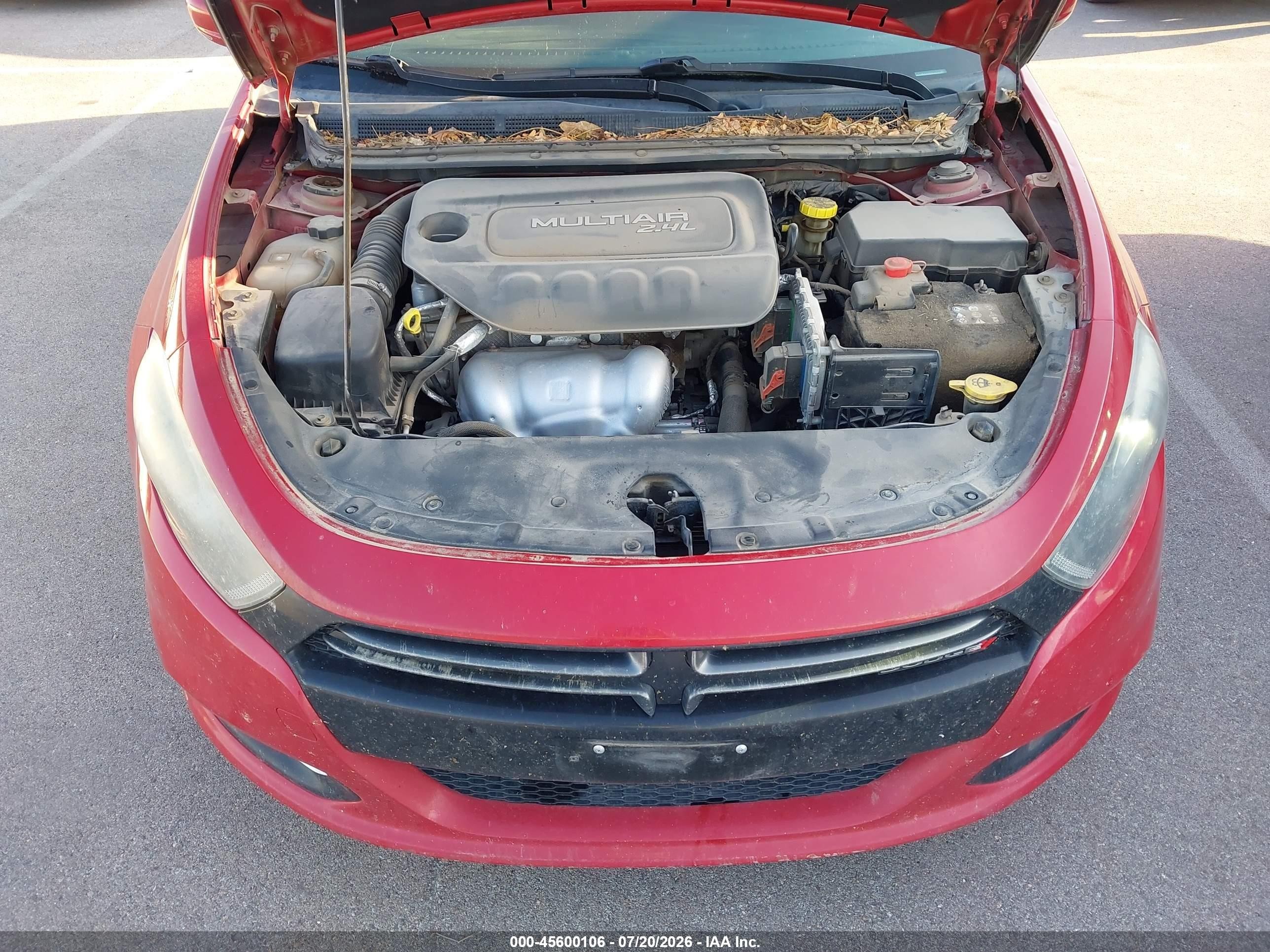 2014 Dodge Dart Gt Red vin: 1C3CDFEBXED926392