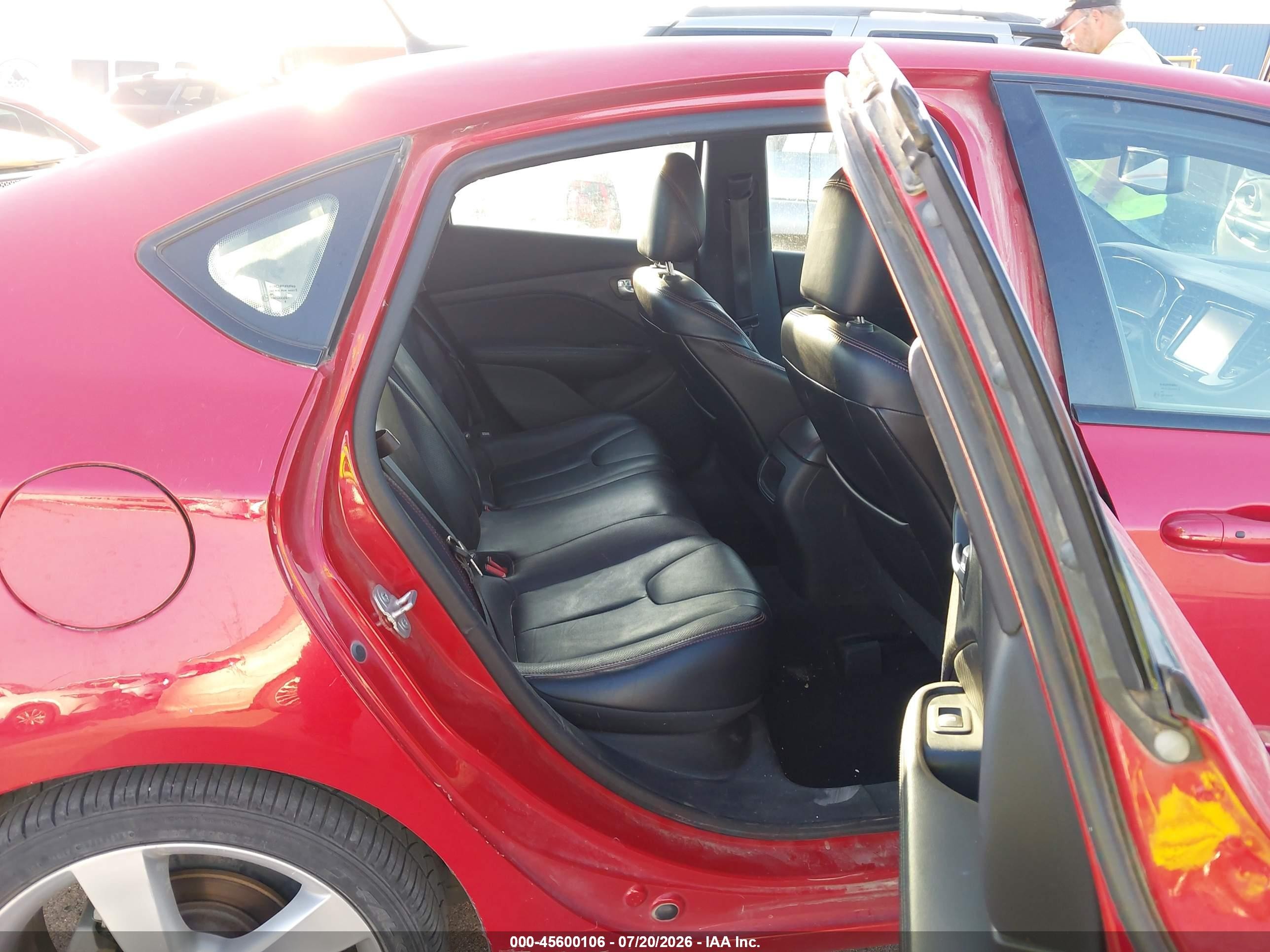 2014 Dodge Dart Gt Red vin: 1C3CDFEBXED926392