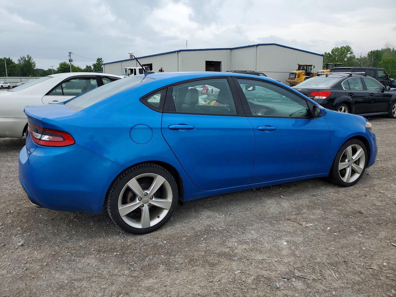 2015 Dodge Dart Gt Blue vin: 1C3CDFEBXFD276416