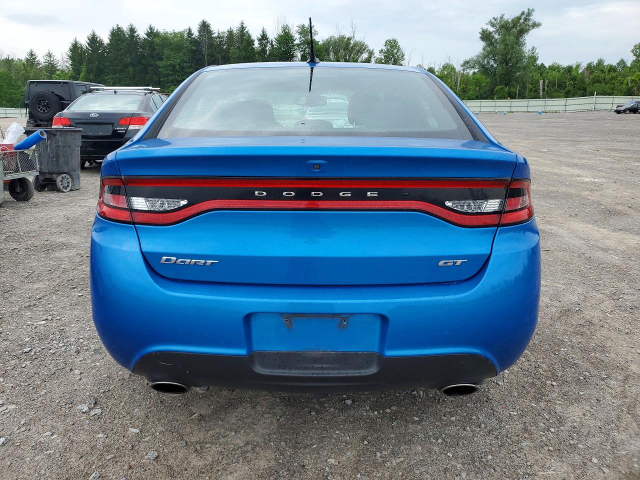 2015 Dodge Dart Gt Blue vin: 1C3CDFEBXFD276416