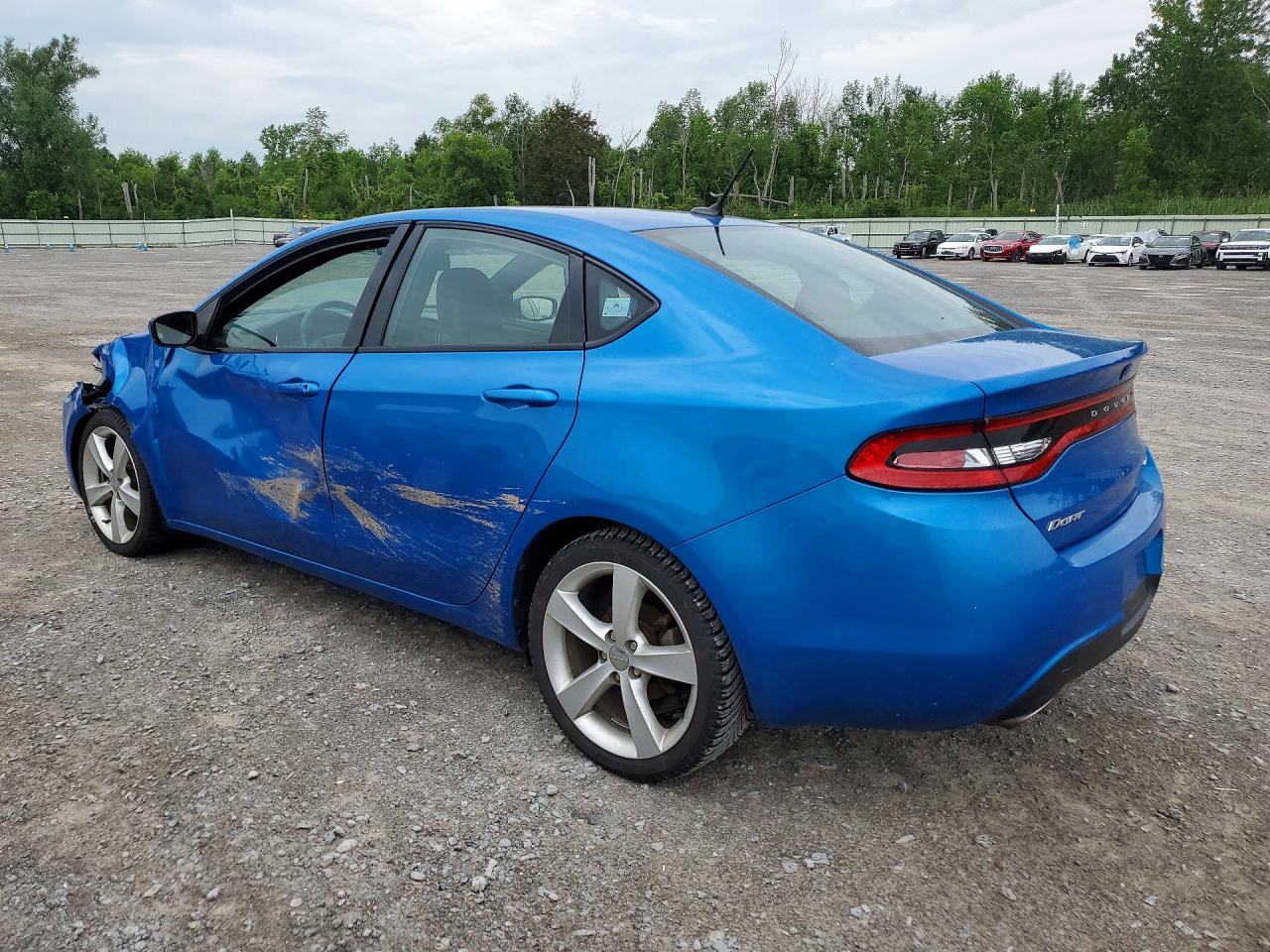 2015 Dodge Dart Gt Blue vin: 1C3CDFEBXFD276416