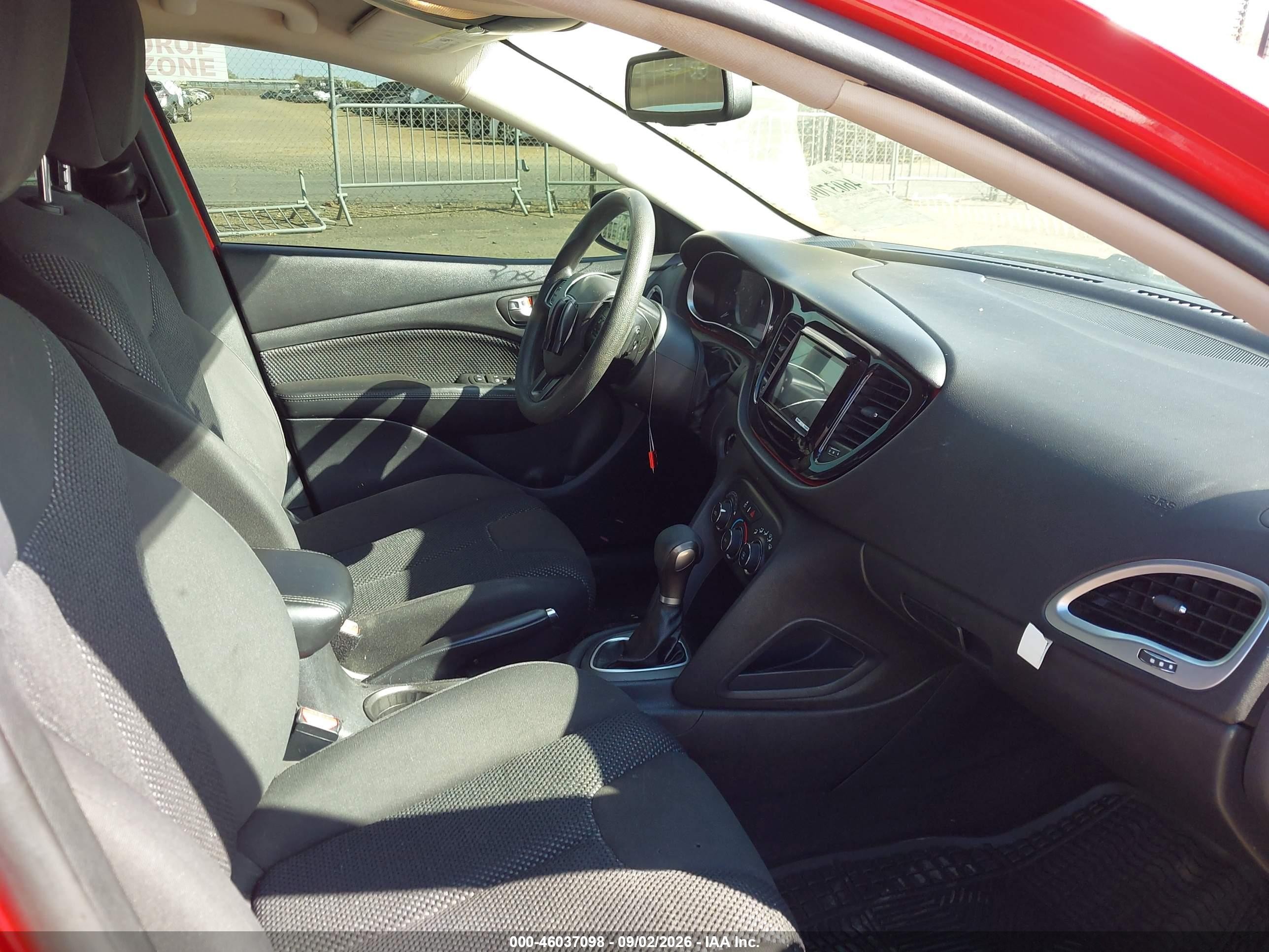 2016 Dodge Dart Sxt Sport Red vin: 1C3CDFFA4GD820352