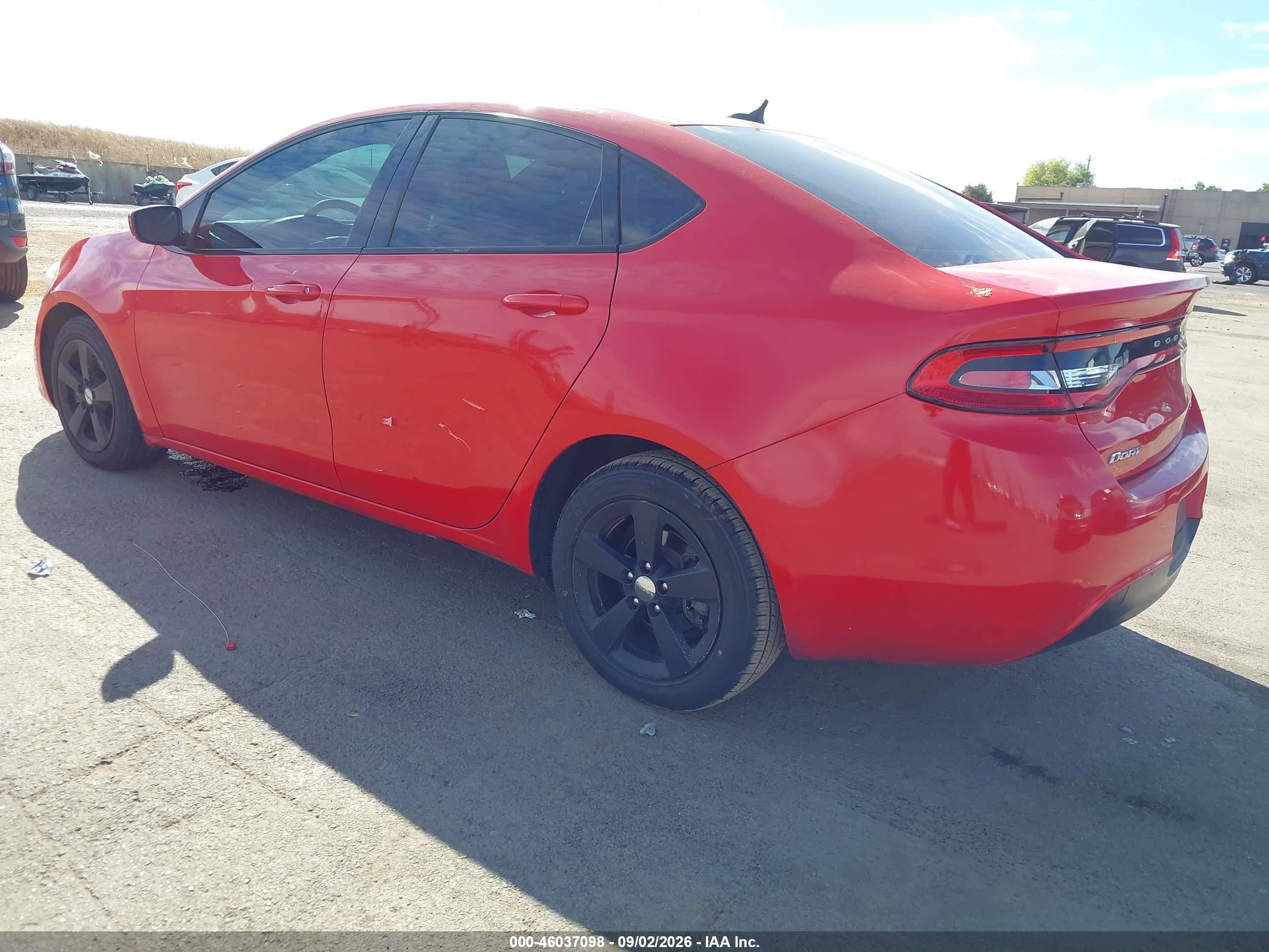 2016 Dodge Dart Sxt Sport Red vin: 1C3CDFFA4GD820352