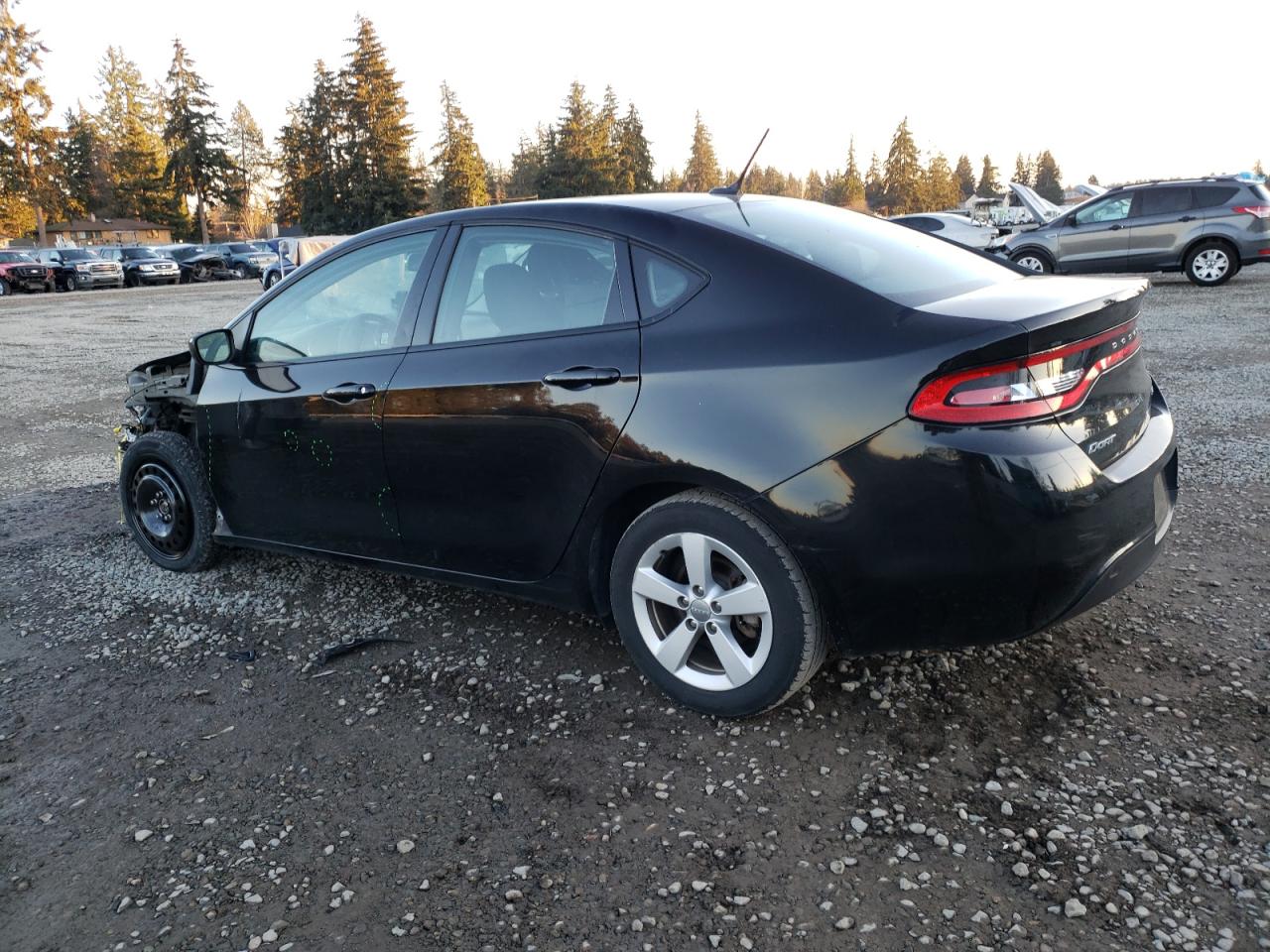 2016 Dodge Dart Sxt Sport Black vin: 1C3CDFFA4GD821940