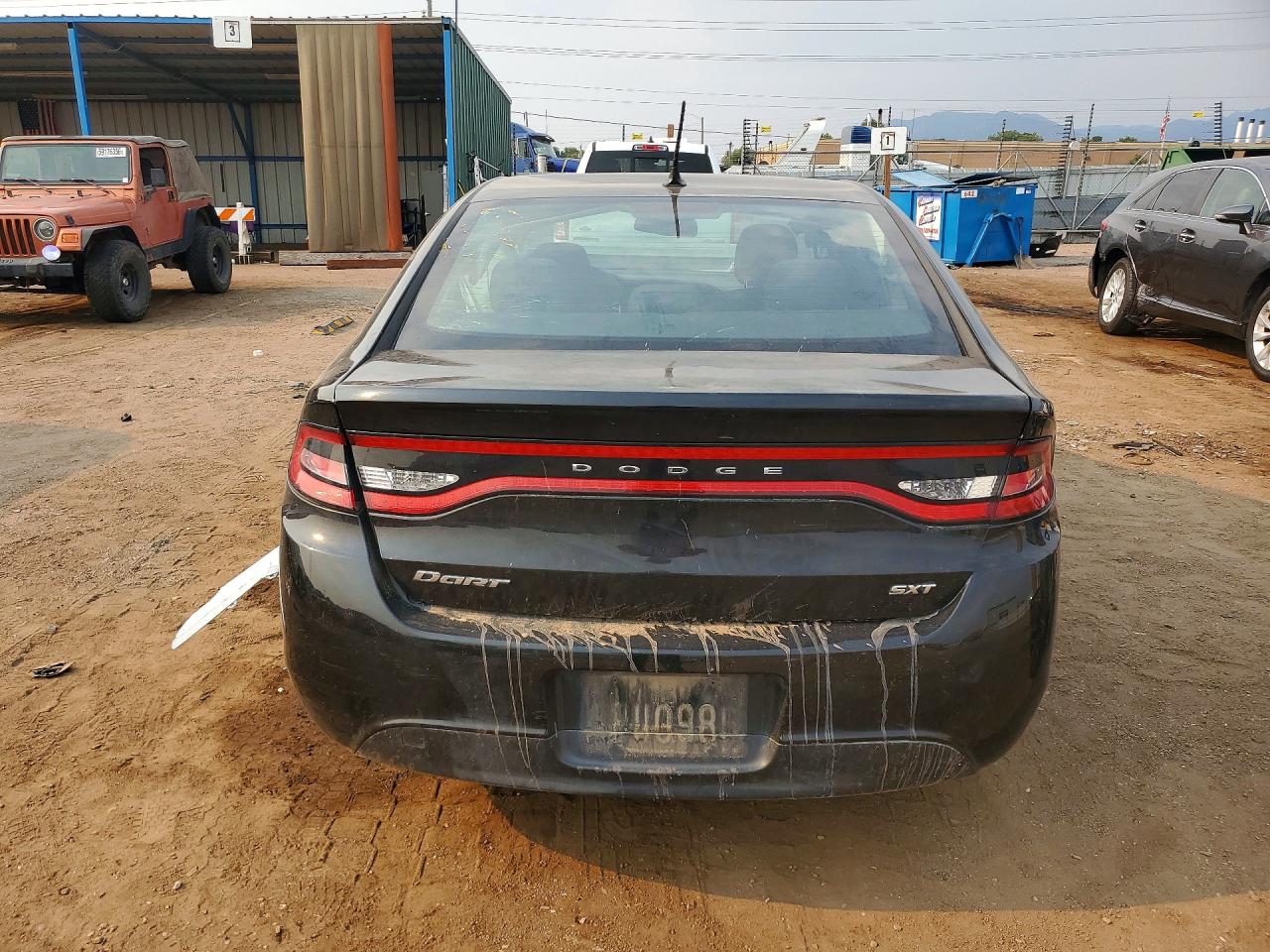 2016 Dodge Dart Sxt Sport Black vin: 1C3CDFFA4GD821940