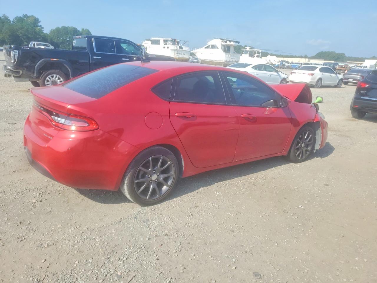 2016 Dodge Dart Sxt Sport Красный vin: 1C3CDFFA7GD796550