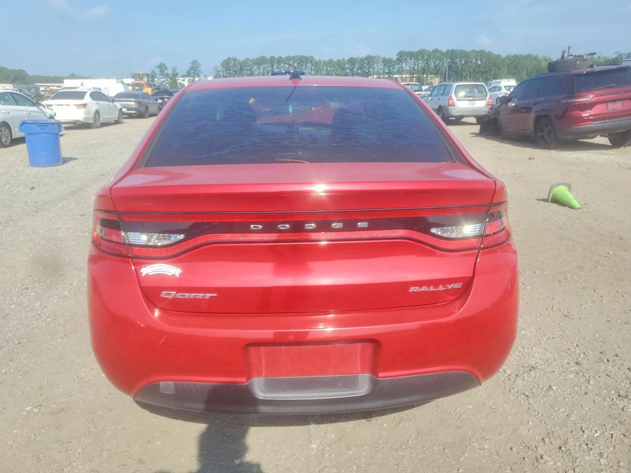 2016 Dodge Dart Sxt Sport Красный vin: 1C3CDFFA7GD796550