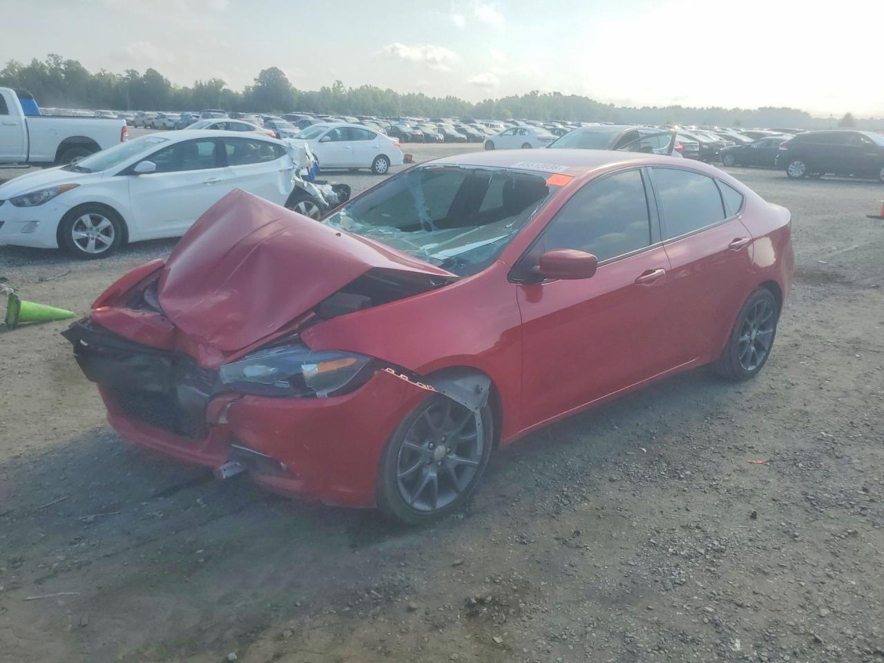 2016 Dodge Dart Sxt Sport Красный vin: 1C3CDFFA7GD796550