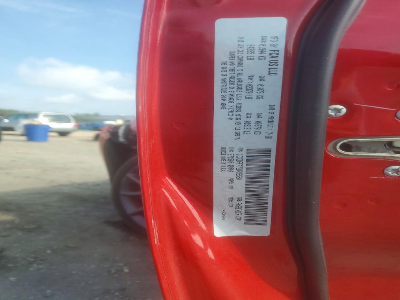 2016 Dodge Dart Sxt Sport Красный vin: 1C3CDFFA7GD796550
