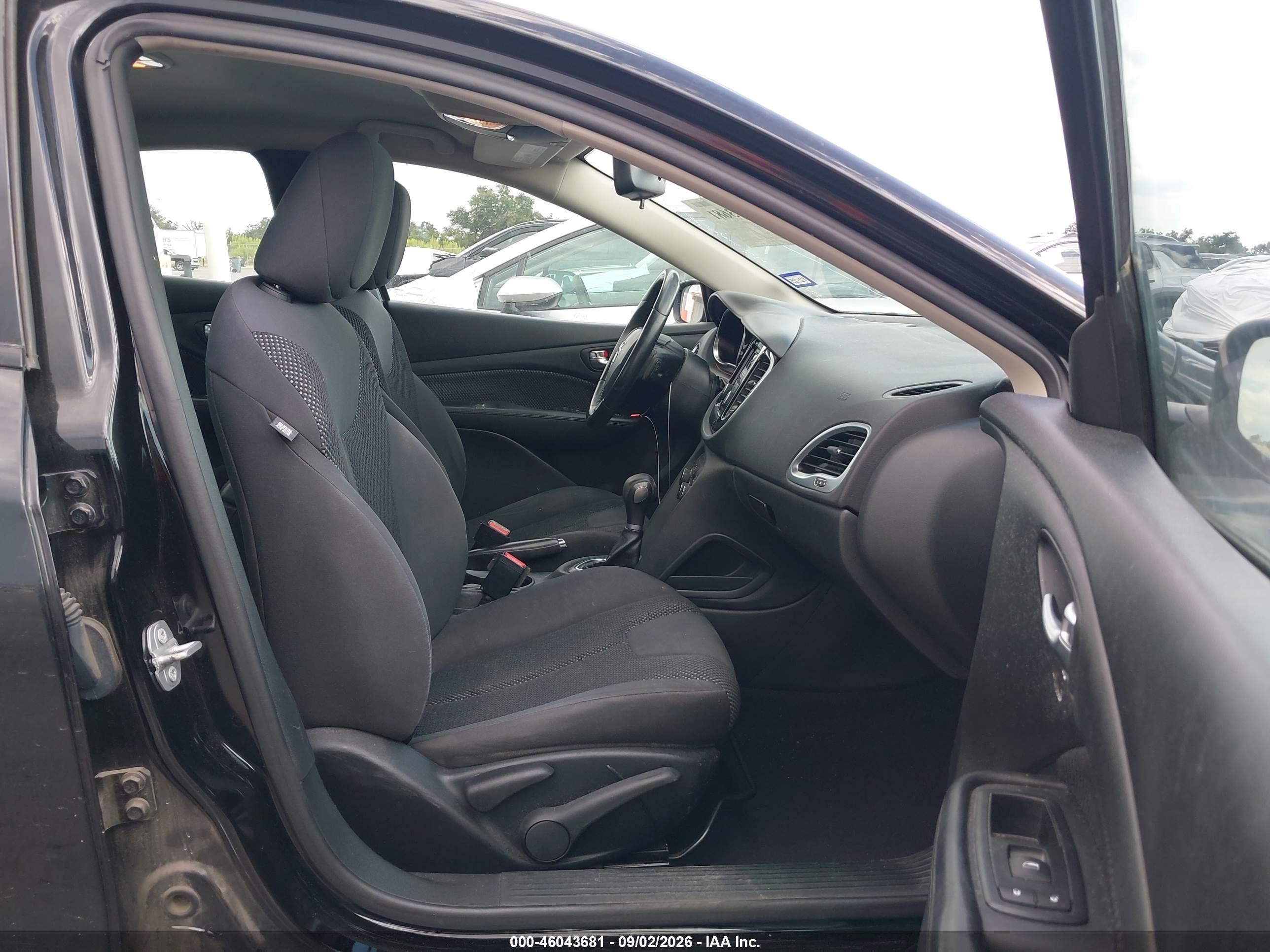 2016 Dodge Dart Sxt Sport Rallye Черный vin: 1C3CDFFAXGD823210
