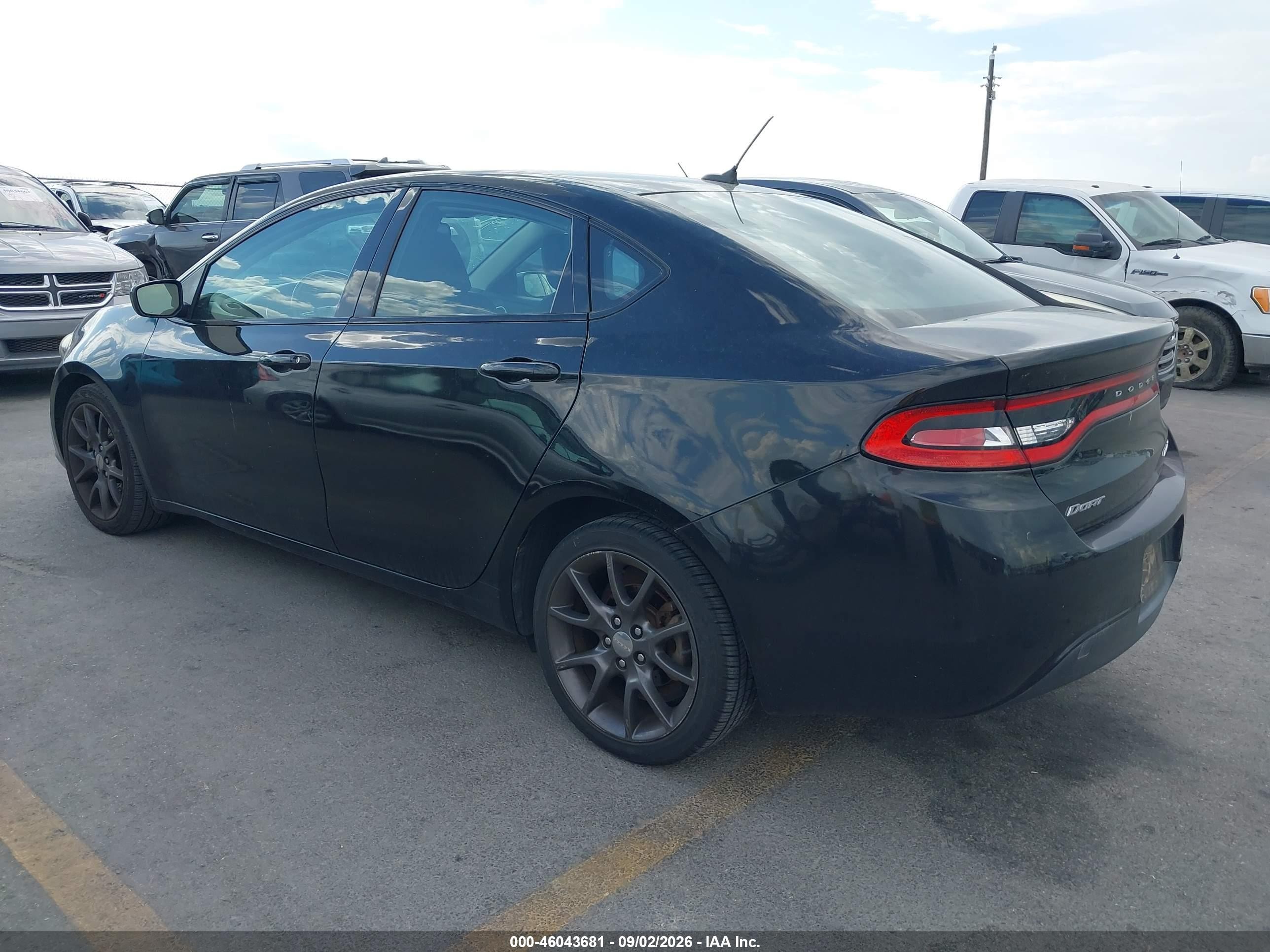 2016 Dodge Dart Sxt Sport Rallye Черный vin: 1C3CDFFAXGD823210