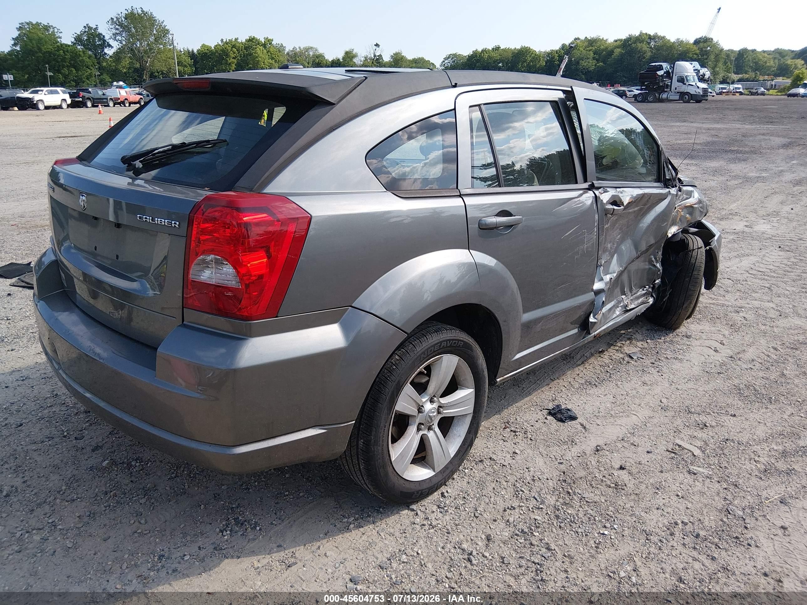 2012 Dodge Caliber Sxt Gray vin: 1C3CDWDA0CD535788