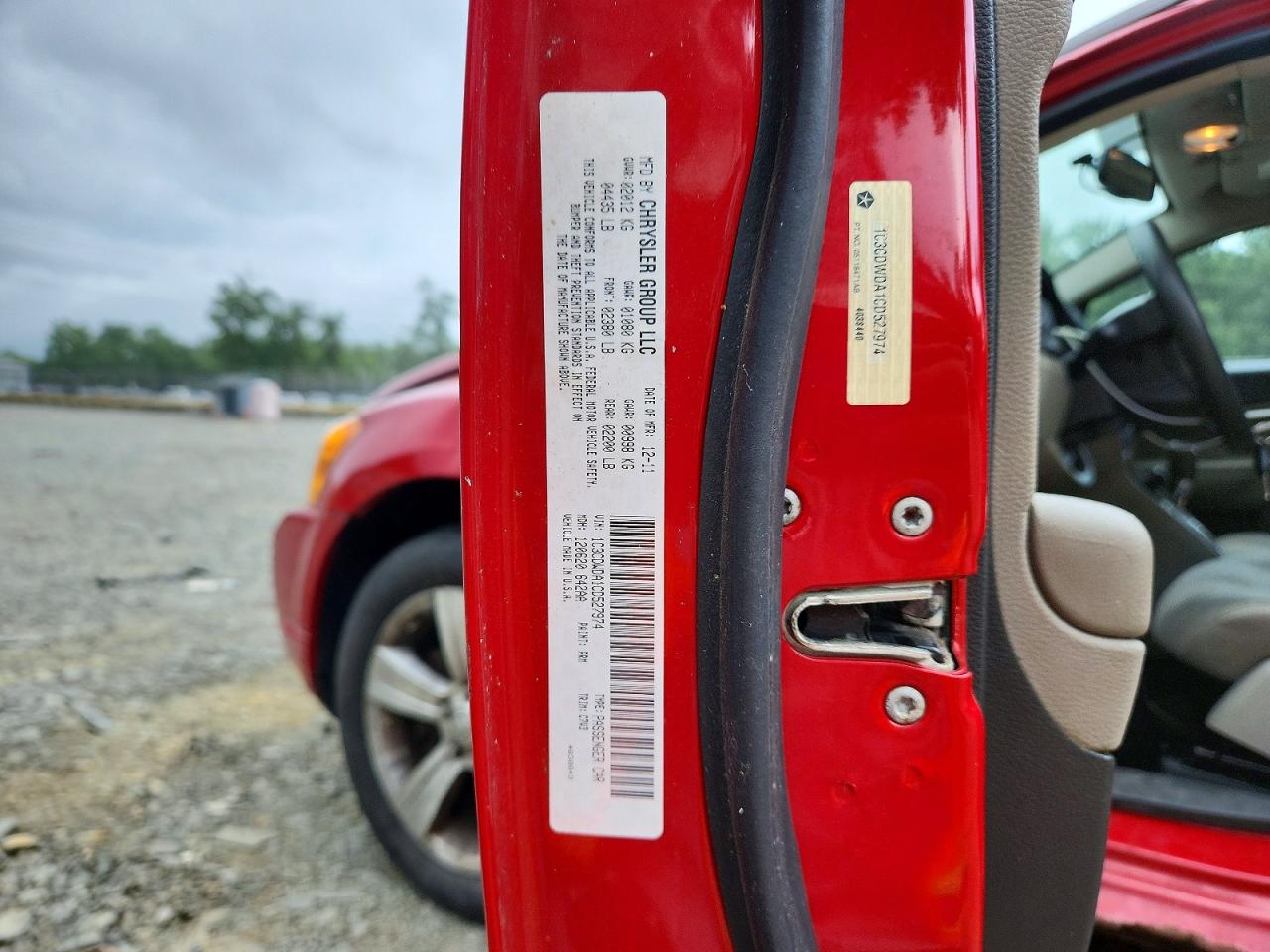2012 Dodge Caliber Sxt Red vin: 1C3CDWDA1CD527974