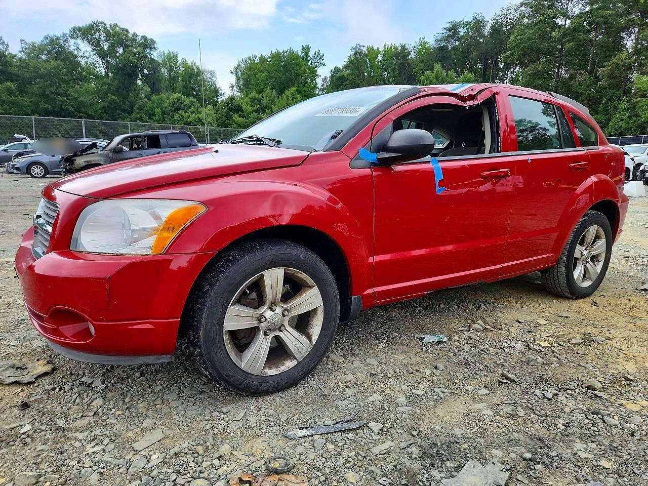 2012 Dodge Caliber Sxt Red vin: 1C3CDWDA1CD527974