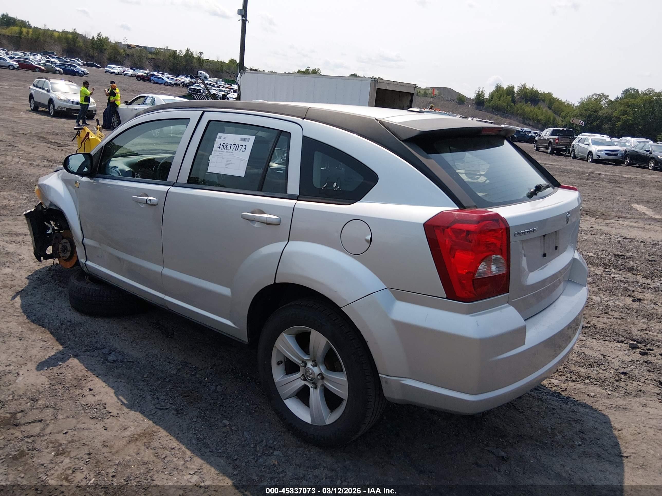 2012 Dodge Caliber Sxt Silver vin: 1C3CDWDA1CD532446