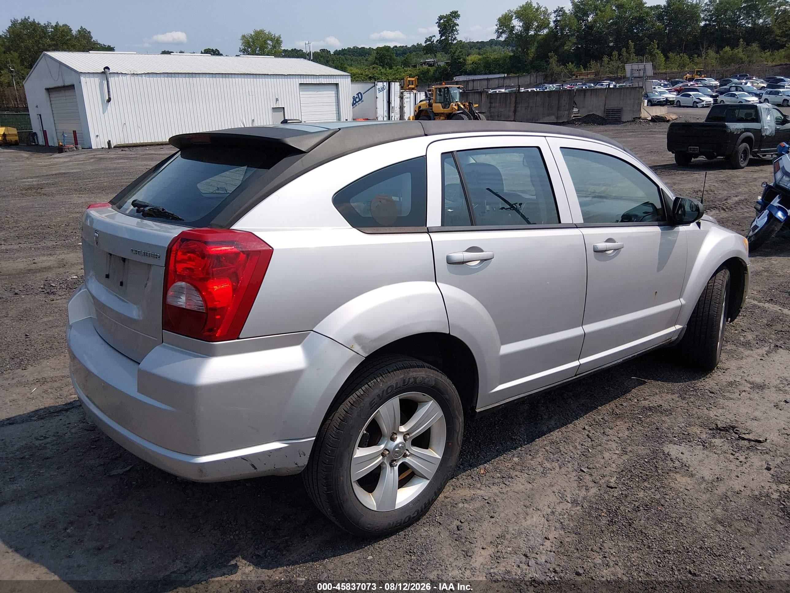 2012 Dodge Caliber Sxt Silver vin: 1C3CDWDA1CD532446