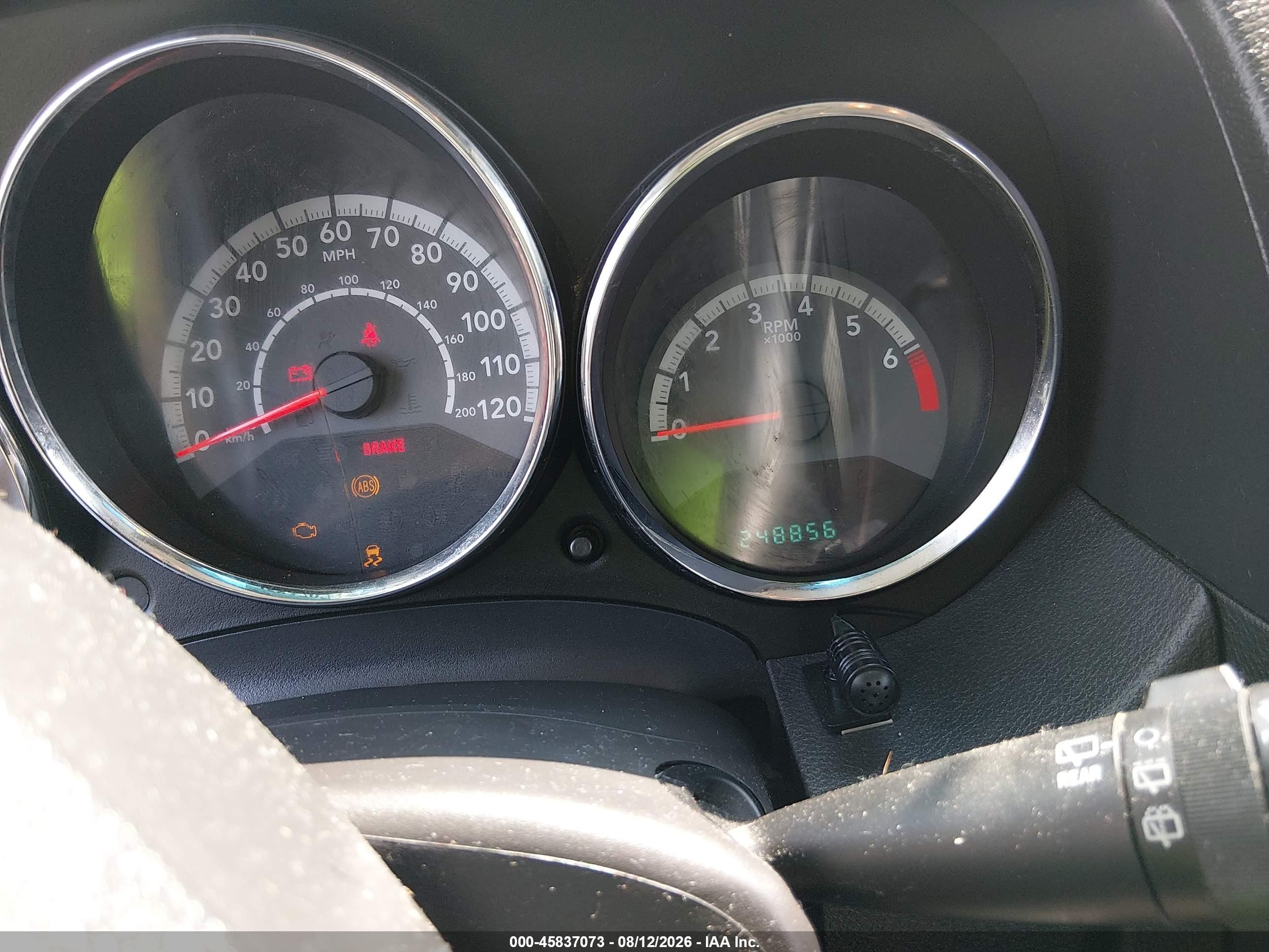 2012 Dodge Caliber Sxt Silver vin: 1C3CDWDA1CD532446