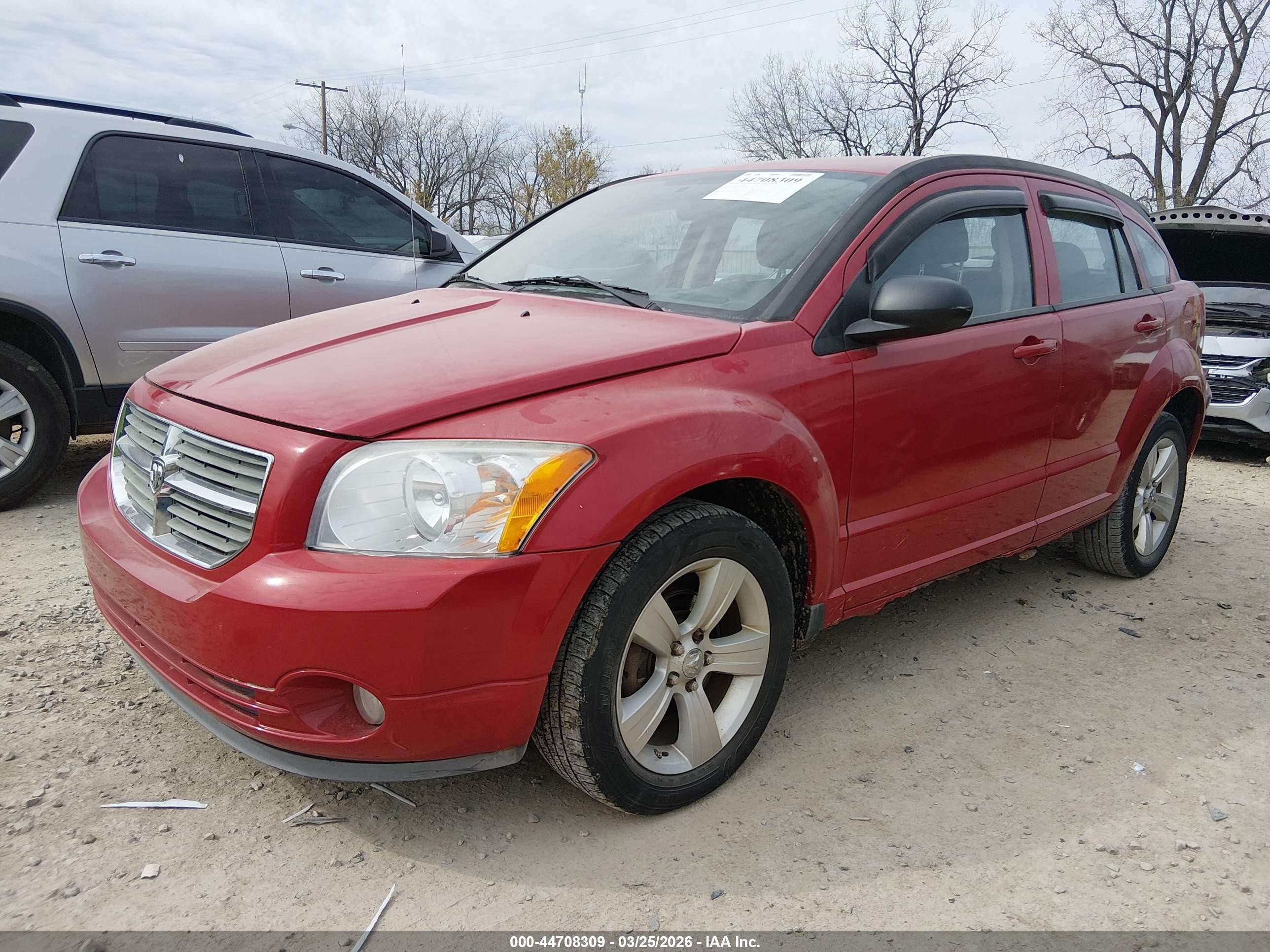 2012 Dodge Caliber Sxt Красный vin: 1C3CDWDA1CD534942