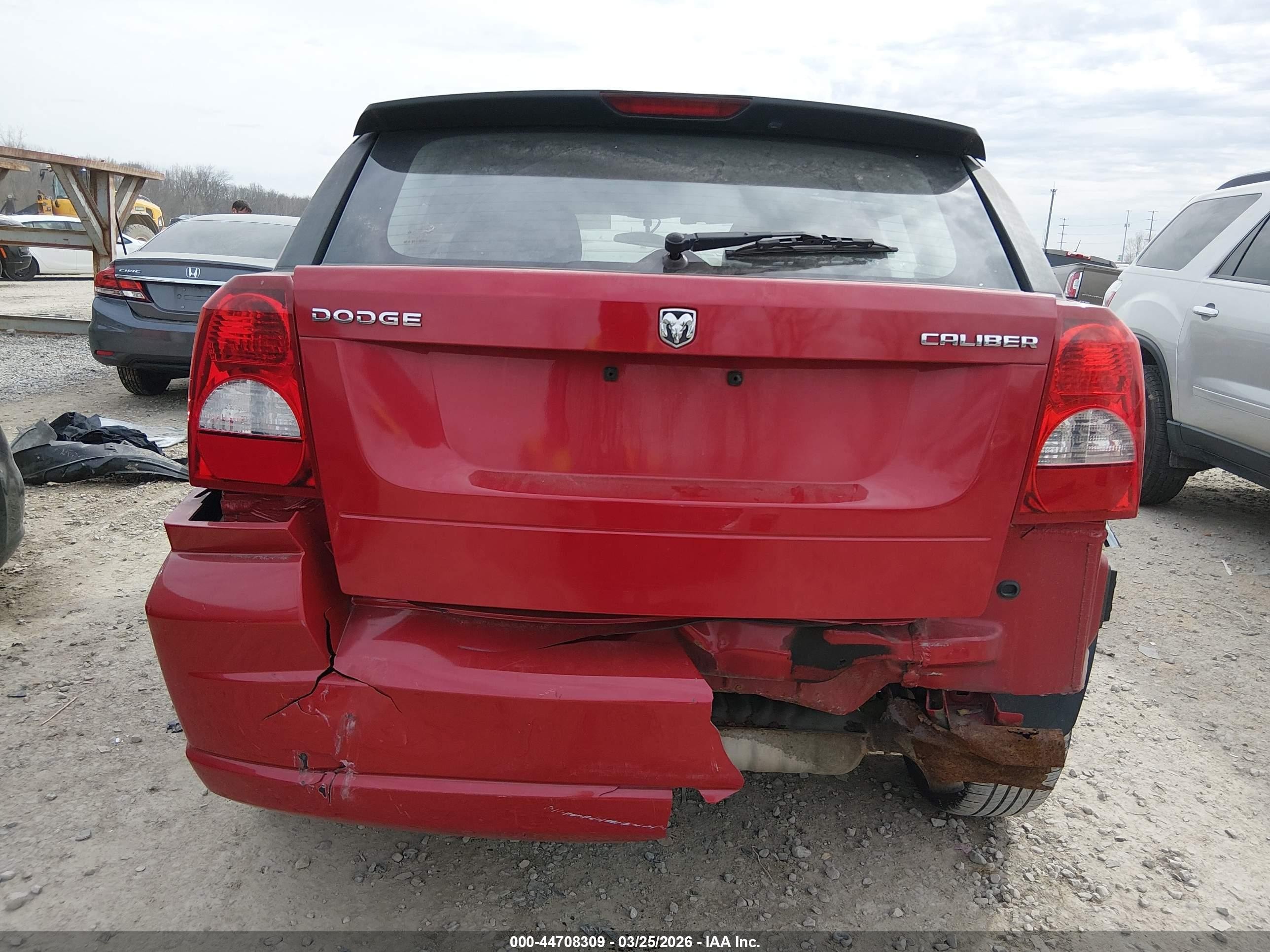 2012 Dodge Caliber Sxt Красный vin: 1C3CDWDA1CD534942