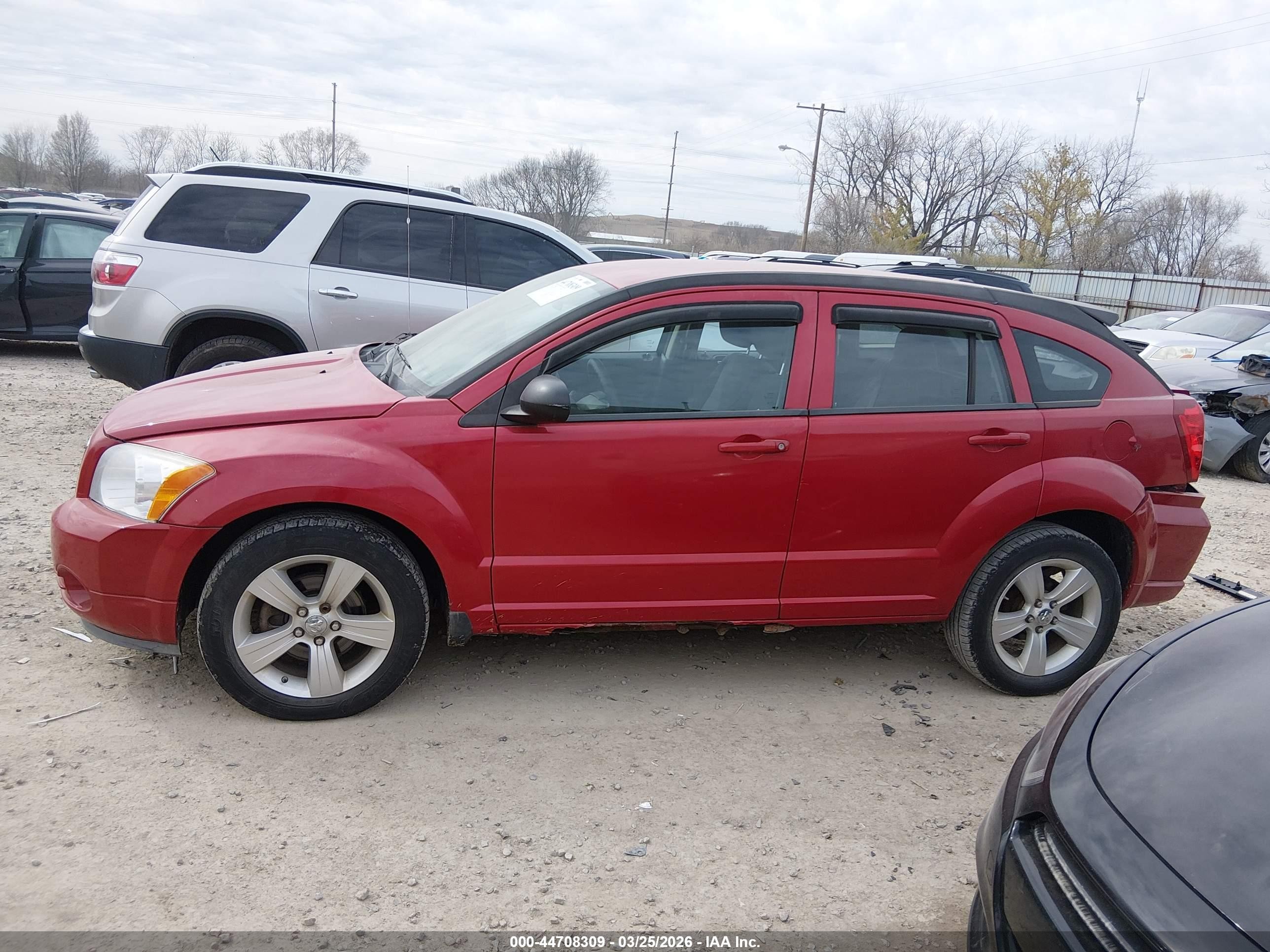 2012 Dodge Caliber Sxt Красный vin: 1C3CDWDA1CD534942